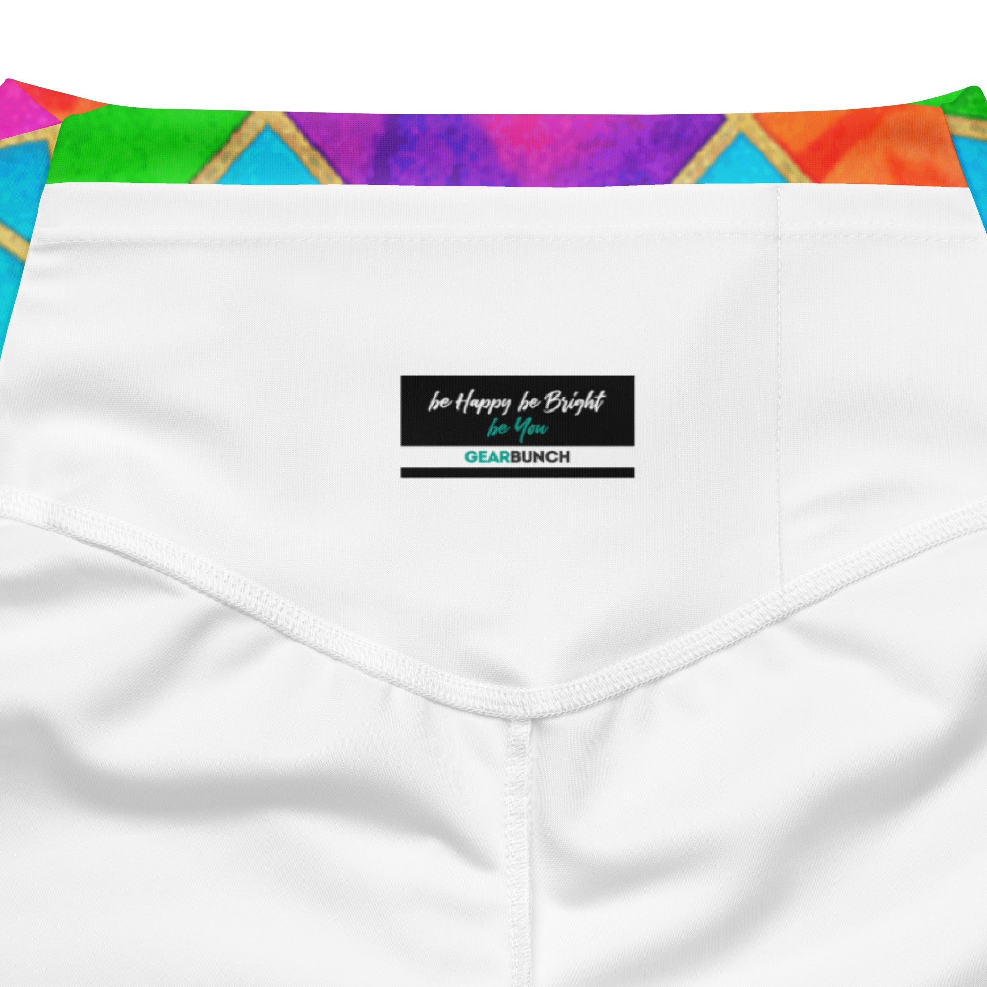 Arabic Watercolour Festival Flare Leggings | GearBunch