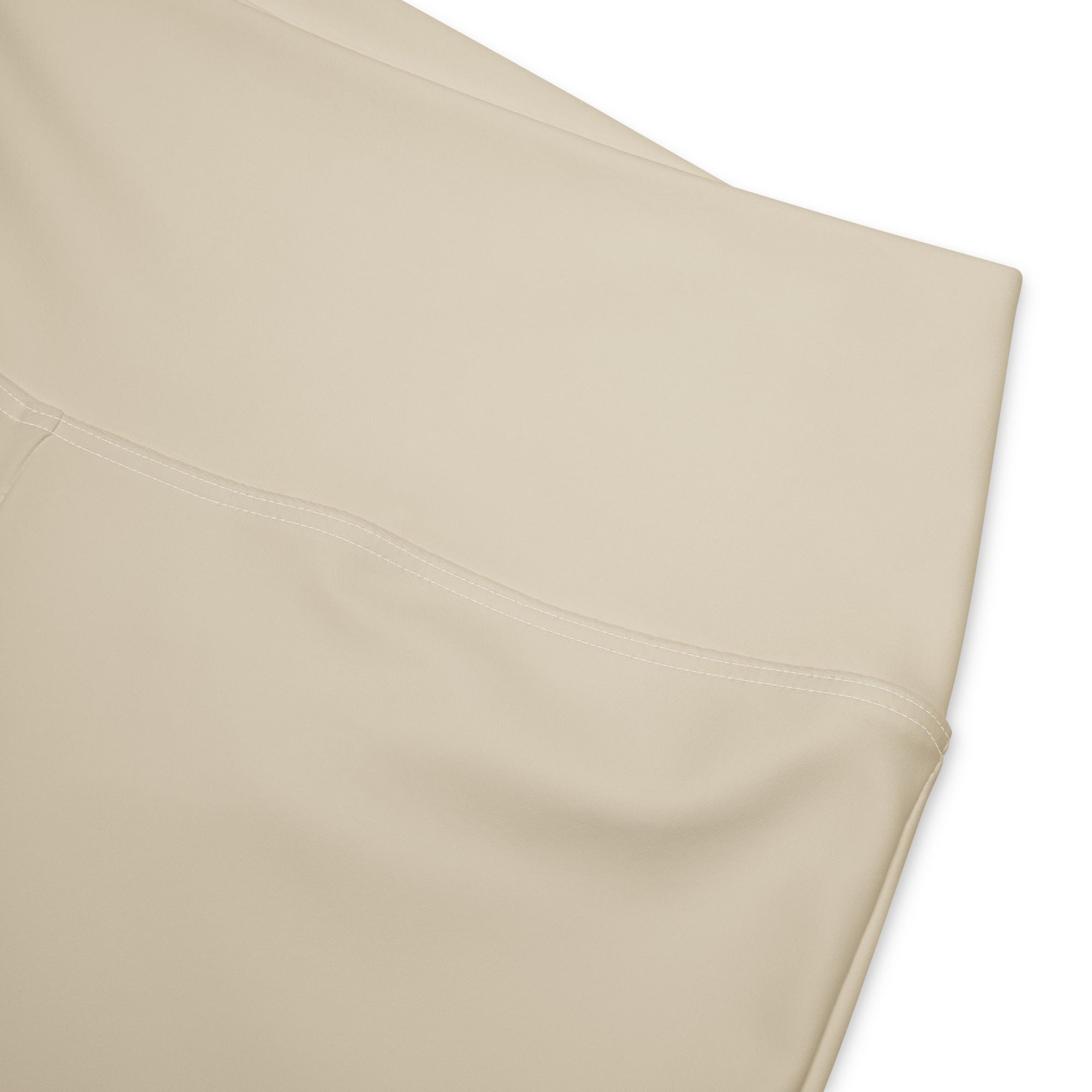 Solid Oatmeal Flare Leggings | GearBunch