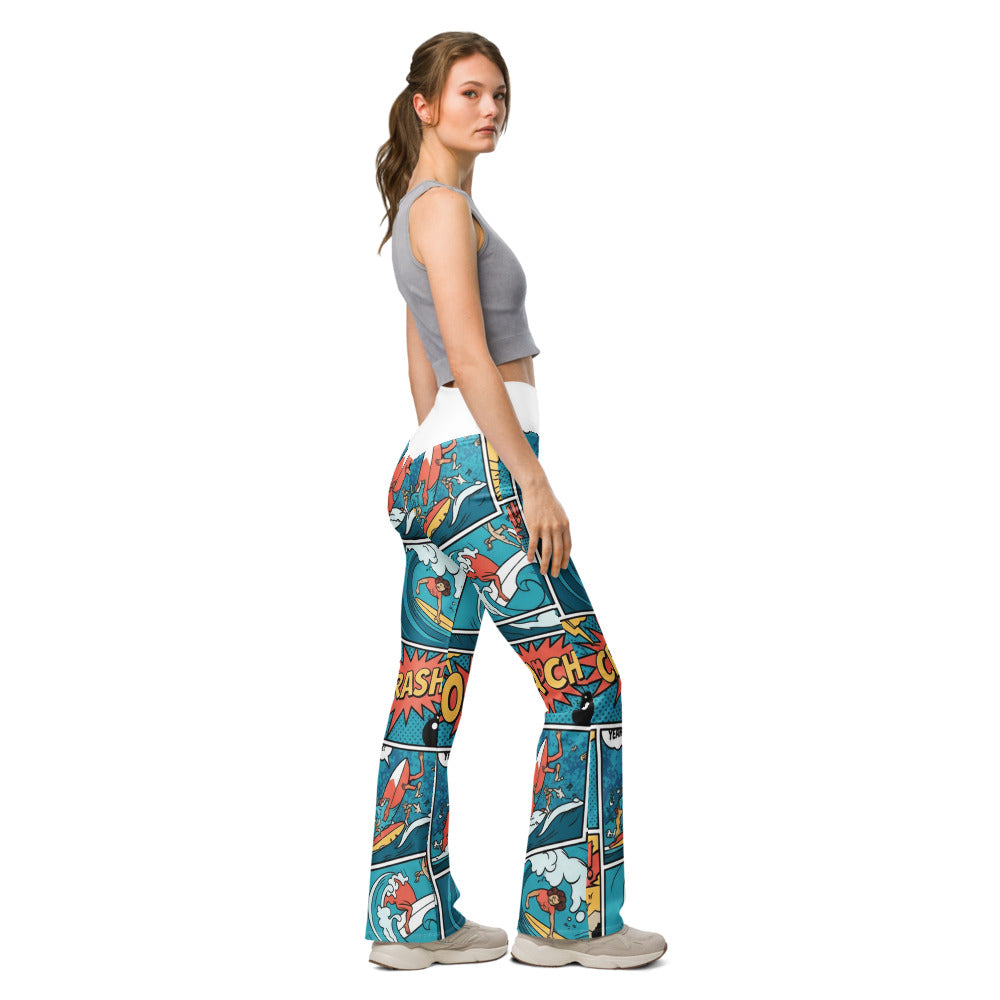 Flare leggings right view | GearBunch