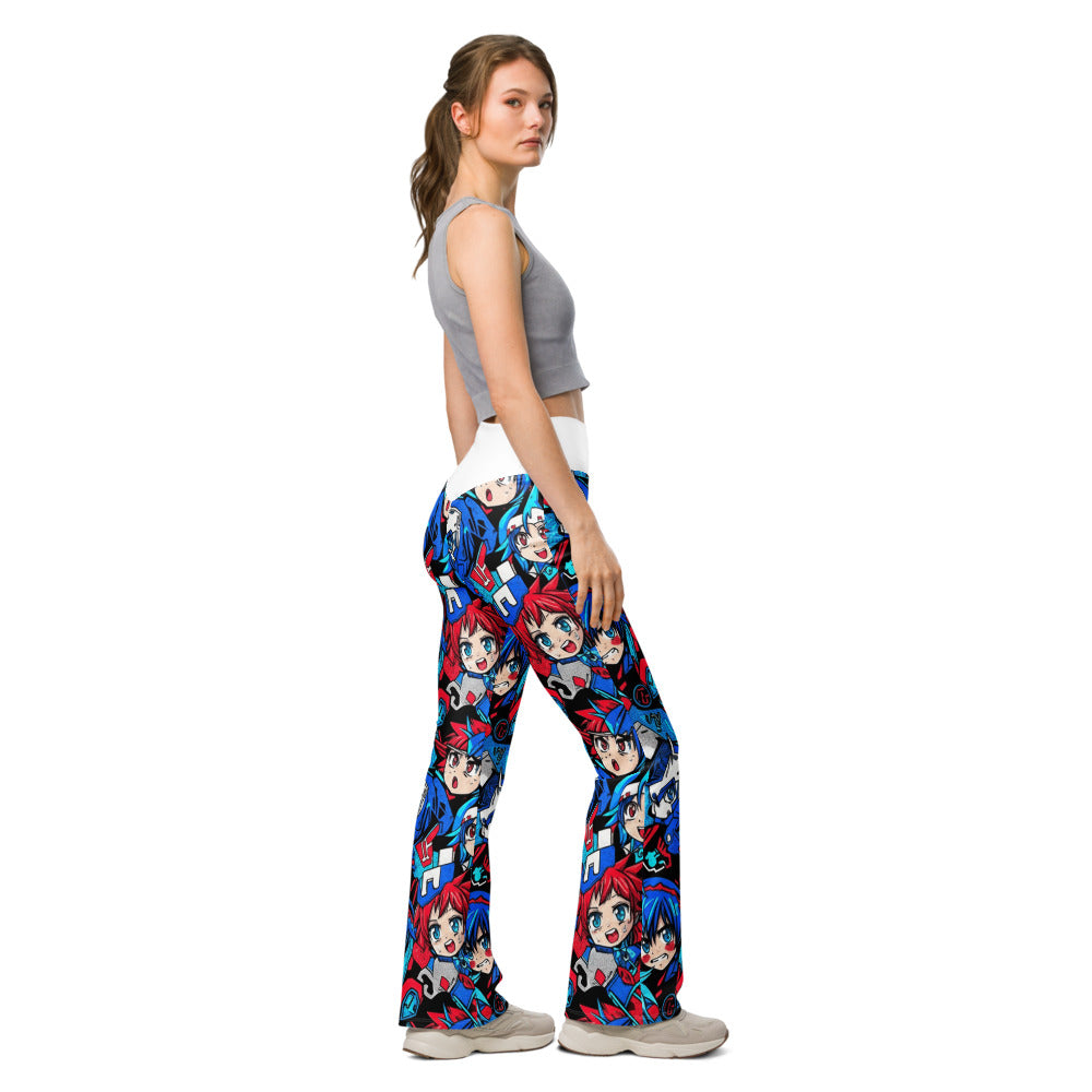 Flare leggings right view | GearBunch