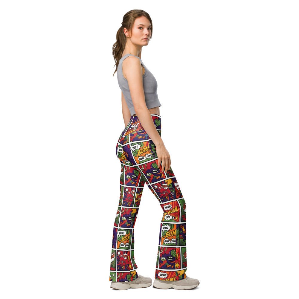 Flare leggings right view | GearBunch