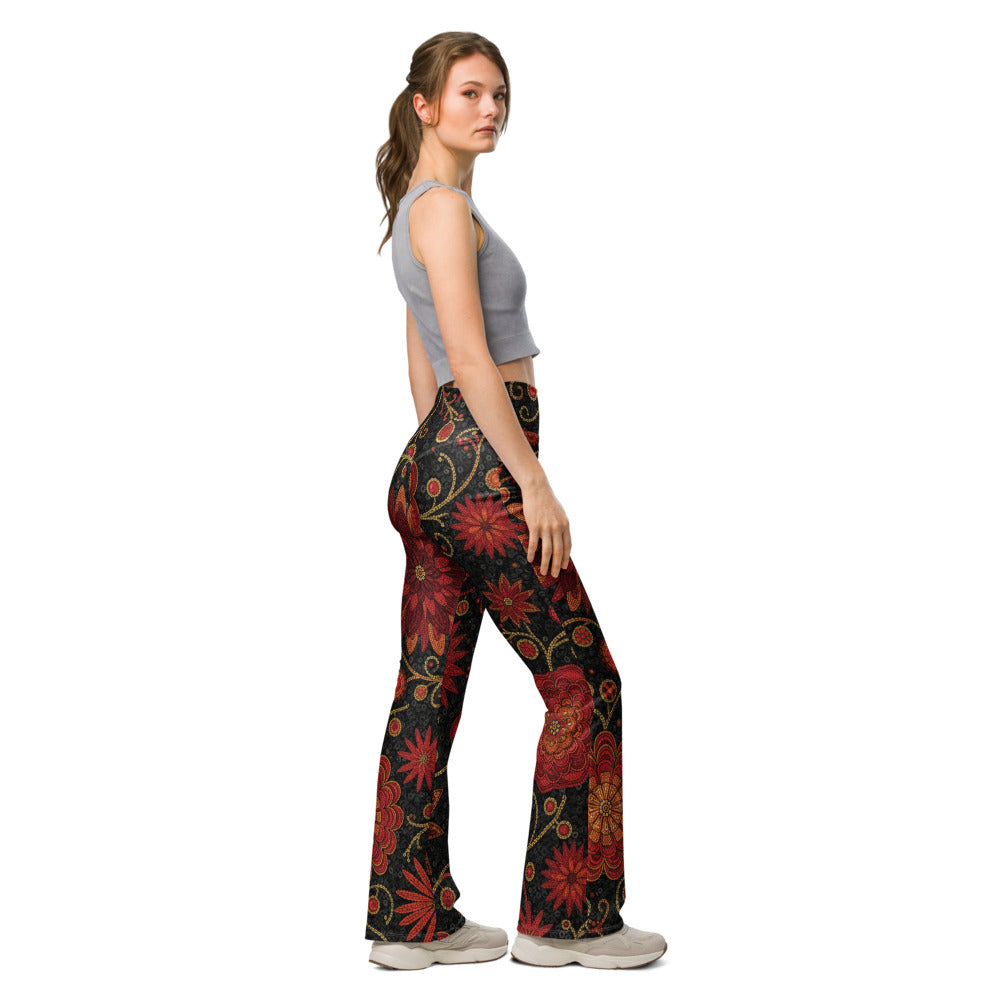 Flare leggings right view | GearBunch