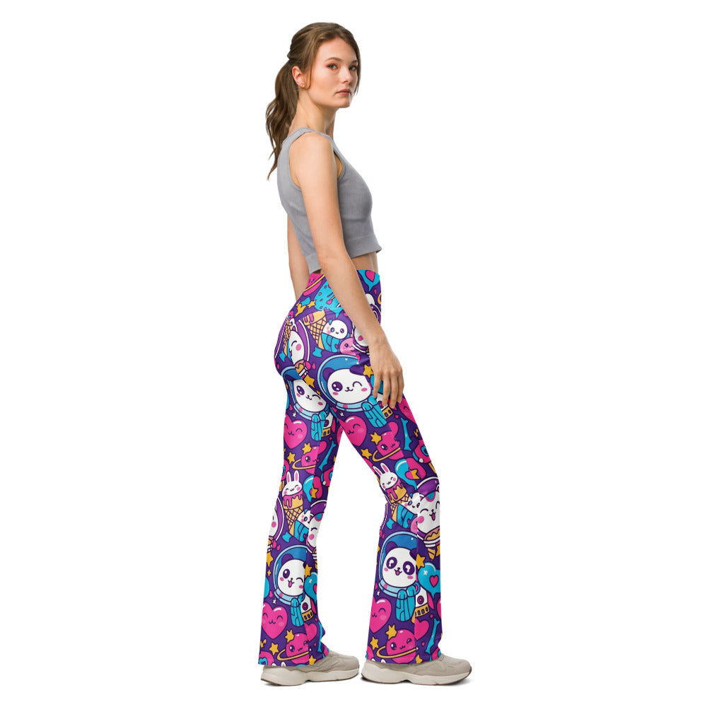 Flare leggings right view | GearBunch