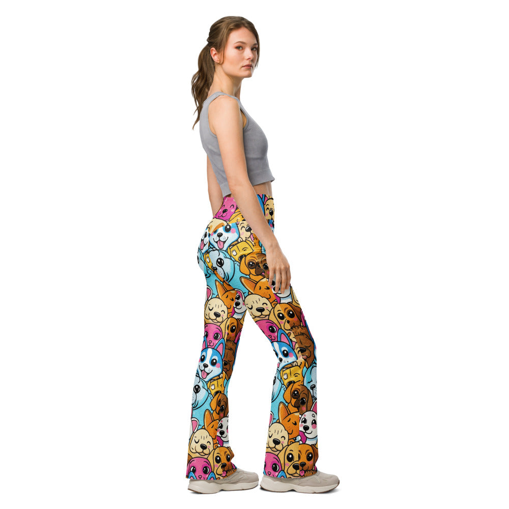 Flare leggings right view | GearBunch