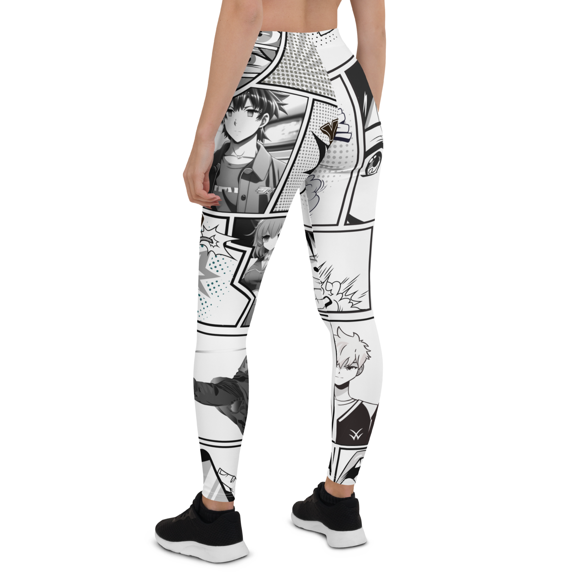 Black and White Comic Leggings | GearBunch