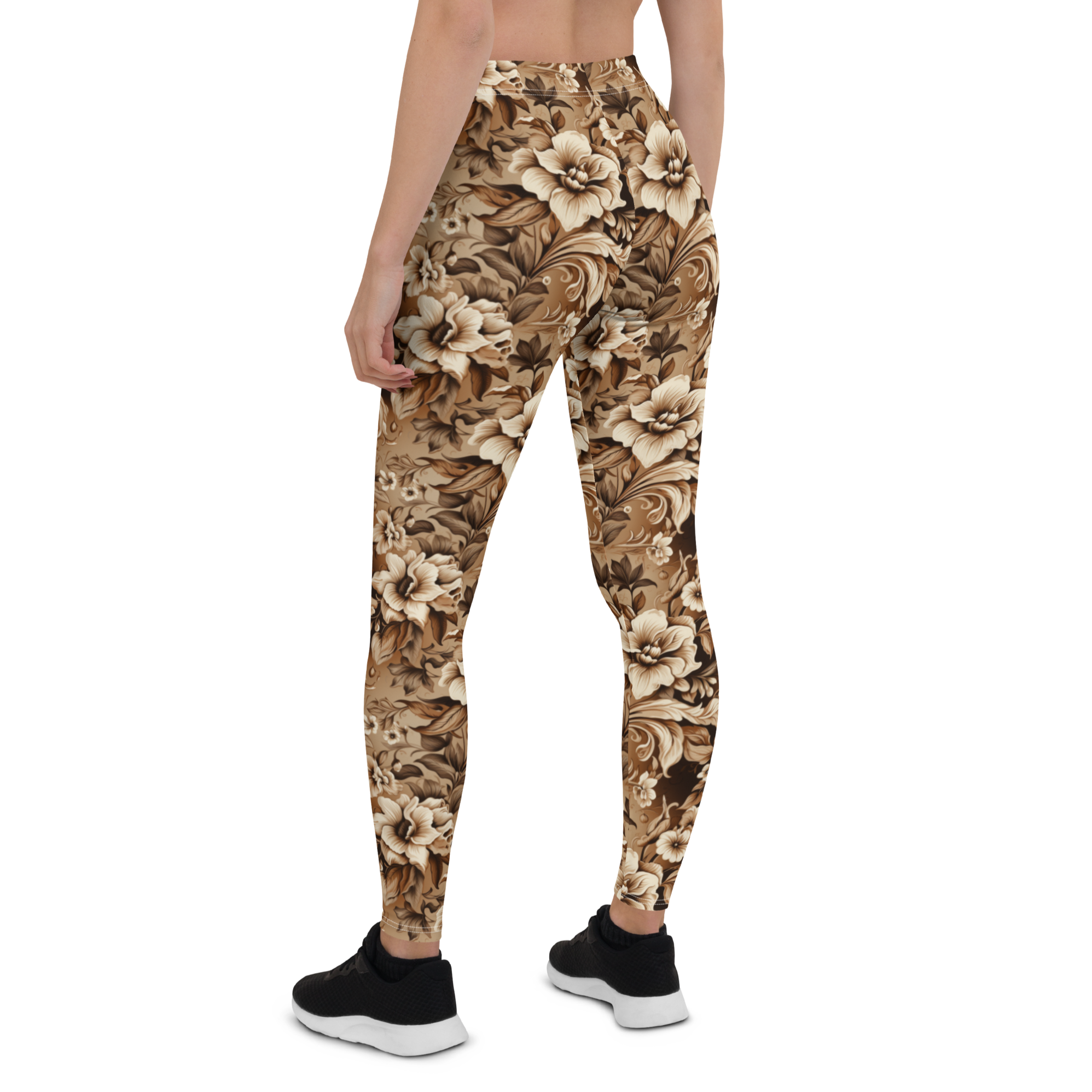 Antique Flower Leggings | GearBunch