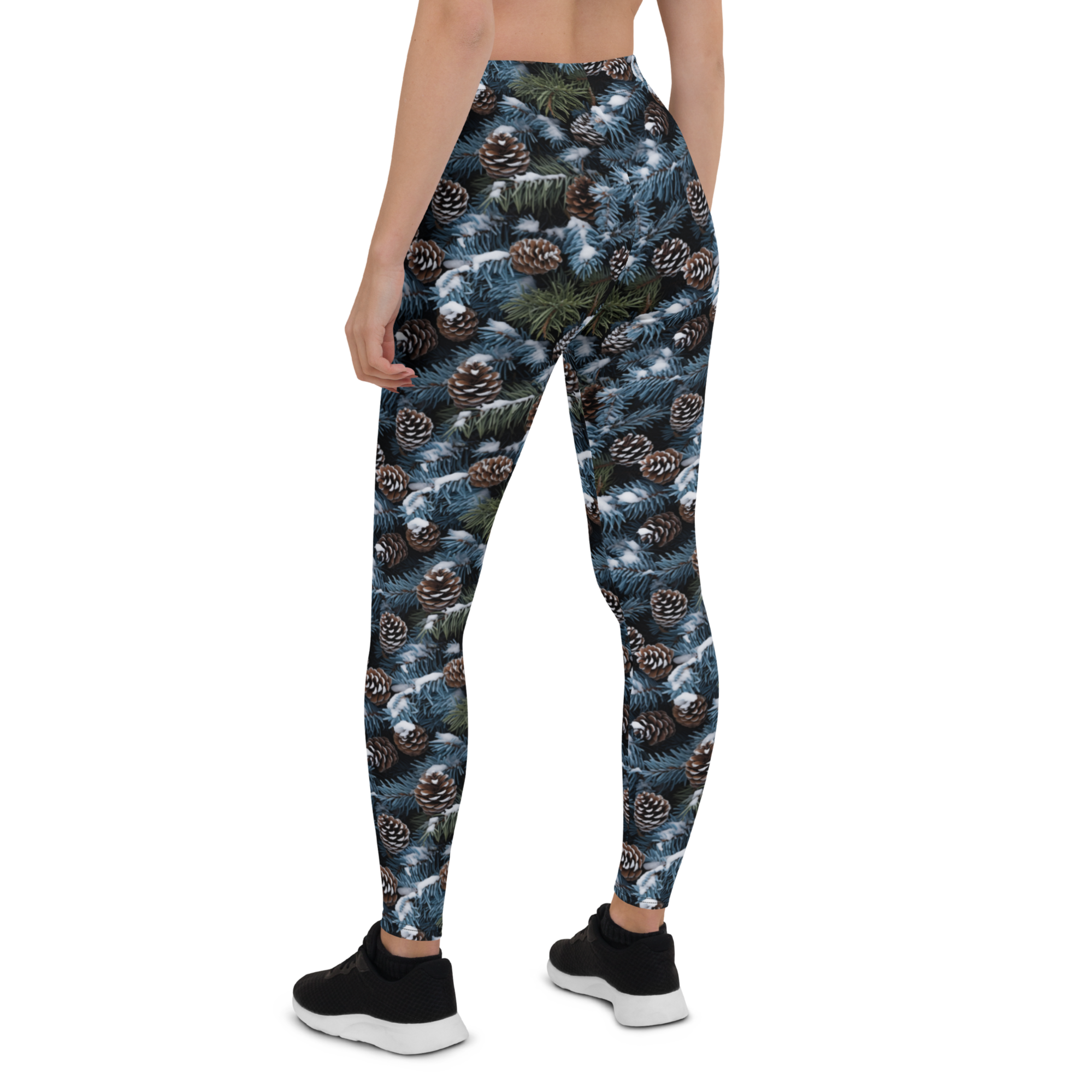 Winter Pine Cone Leggings | GearBunch