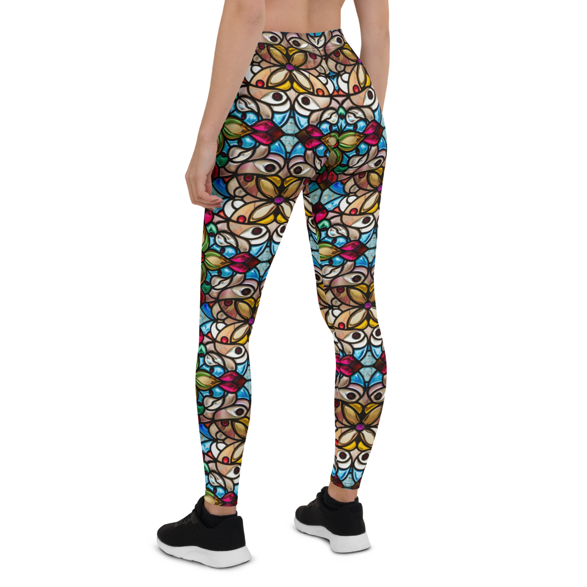 Vintage Stained Glass Leggings | GearBunch