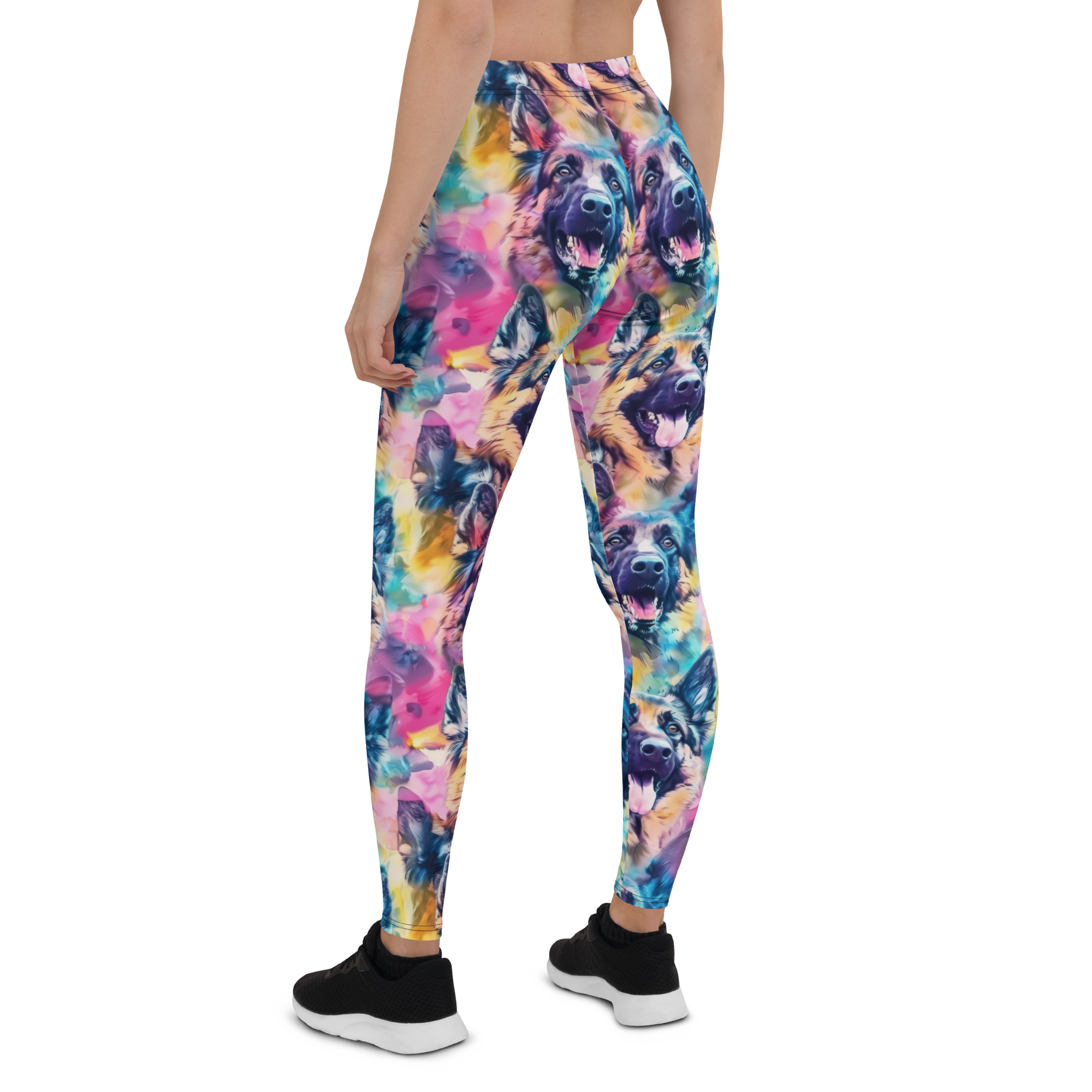 Watercolor German Shepherd Leggings | GearBunch