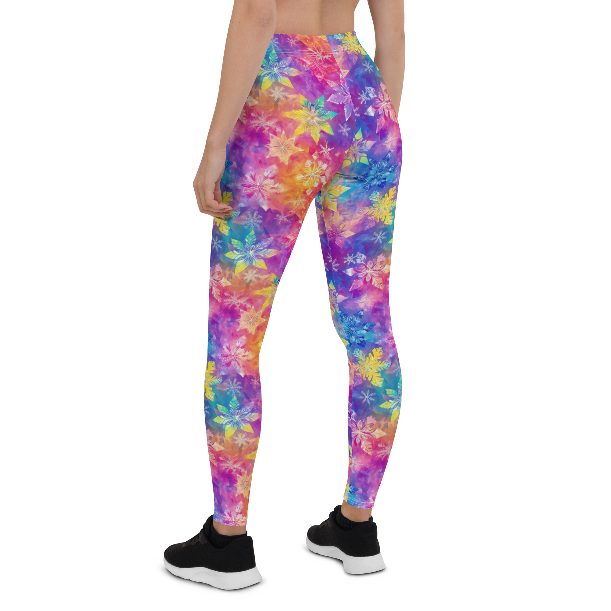 Festive Snowflake Leggings | GearBunch
