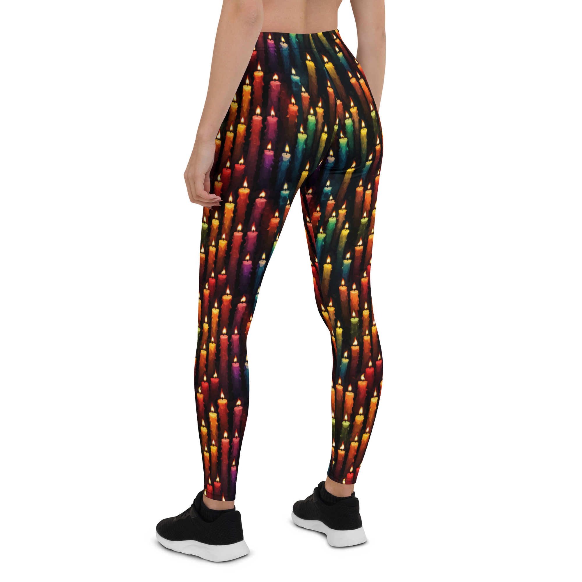 Colorful Candle Leggings | GearBunch