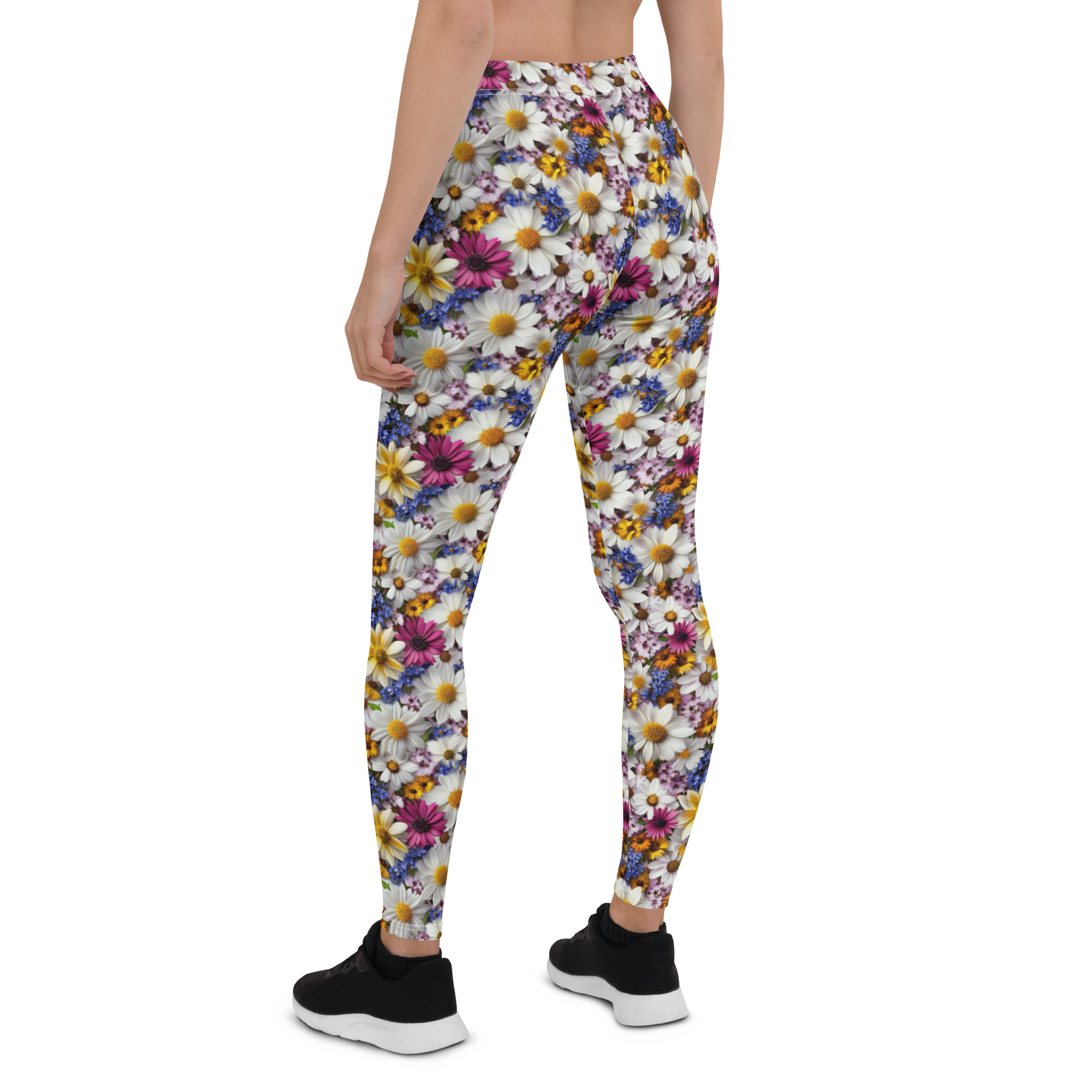 Light Prairie Flower Leggings | GearBunch