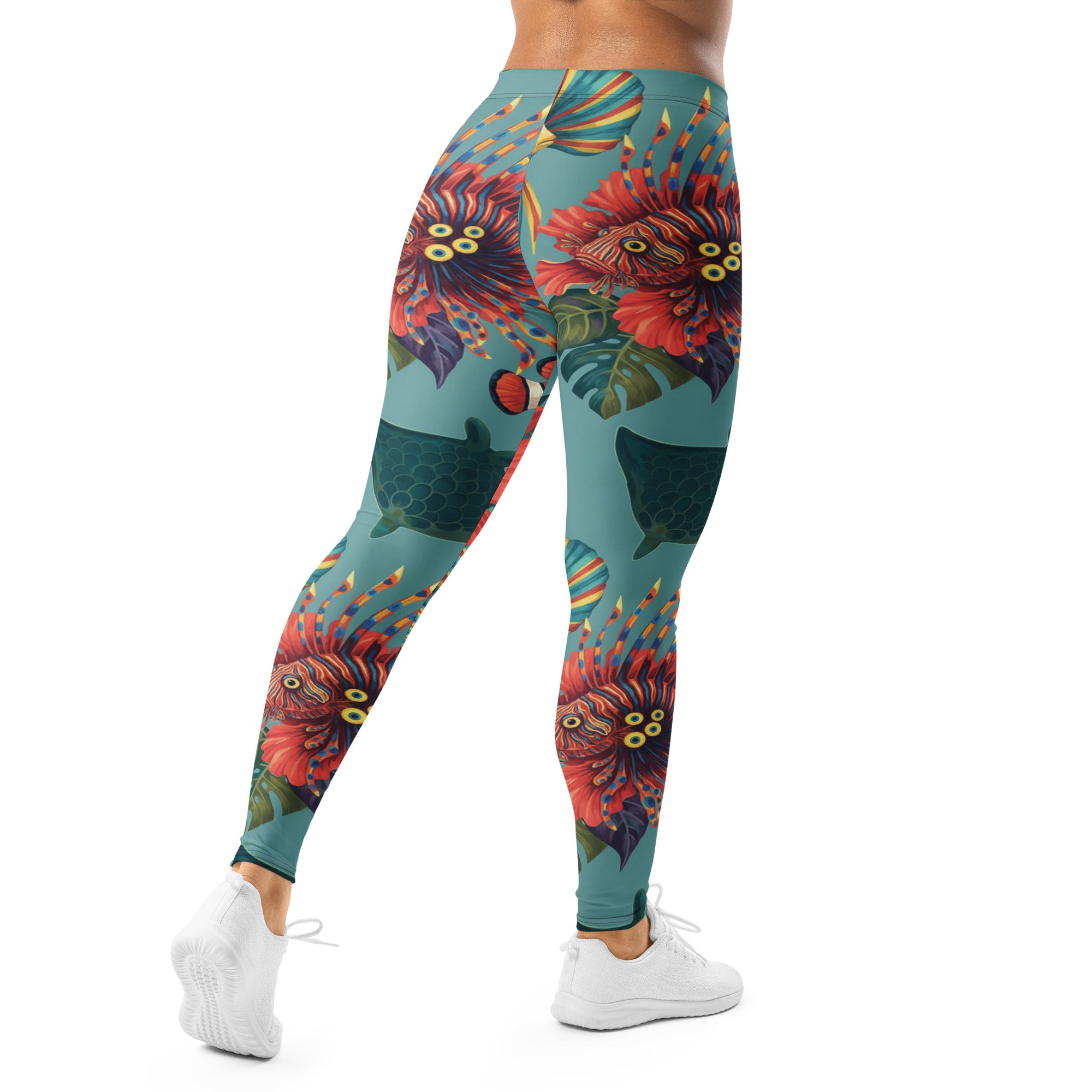 Colorful Tropical Fishes Leggings | GearBunch