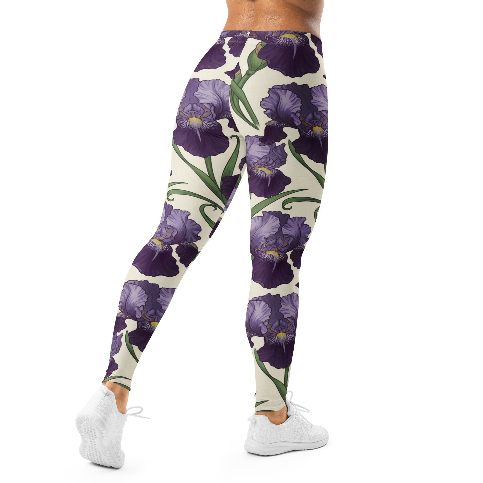 Art Nouveau Iris Leggings | GearBunch