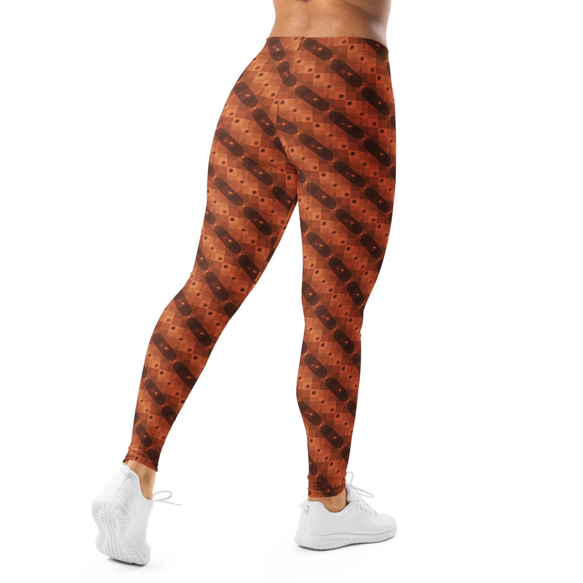 Autumn Gingham Check Leggings | GearBunch