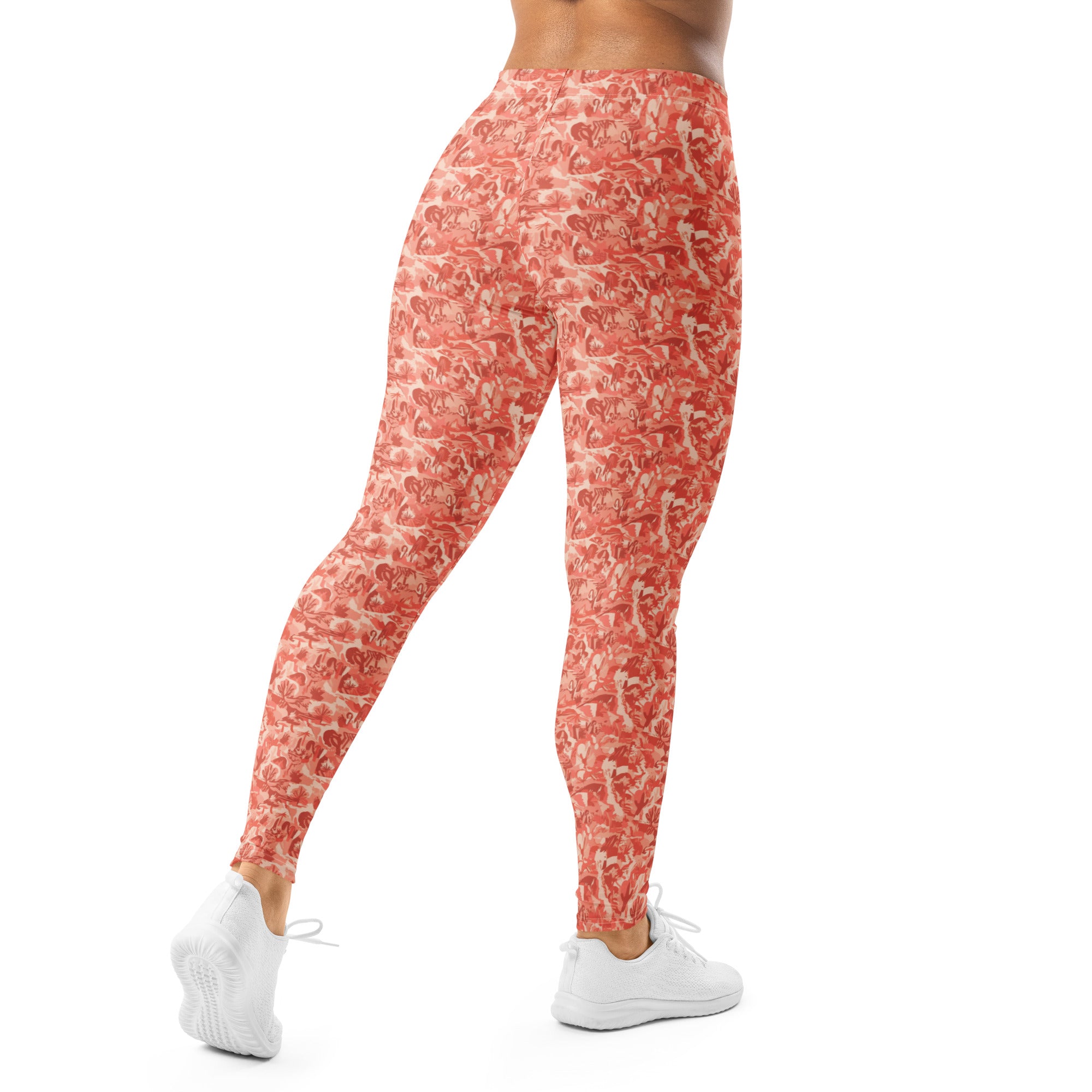 Distorted Cowboy Landscape Leggings | GearBunch