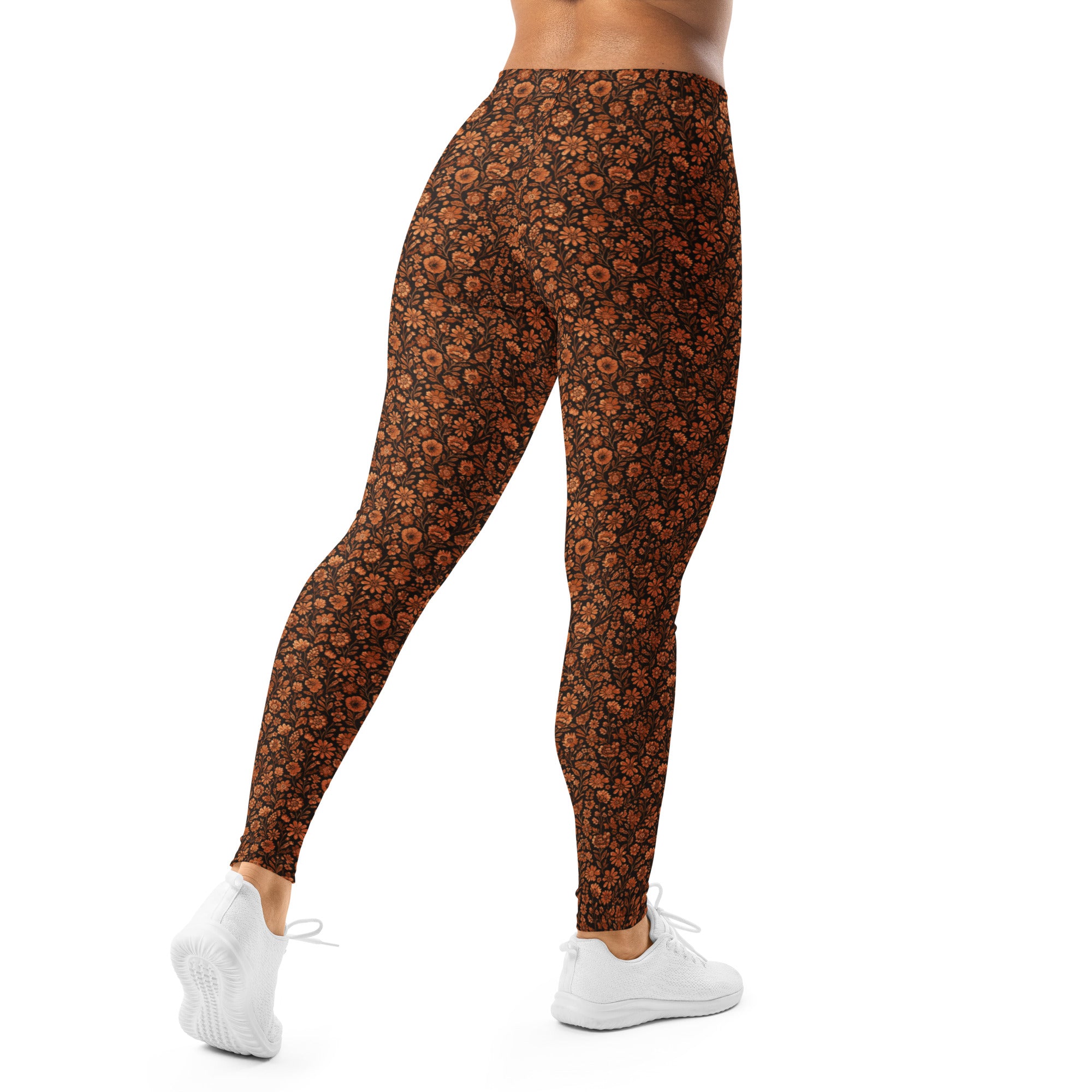Copper Wildflower Leggings | GearBunch