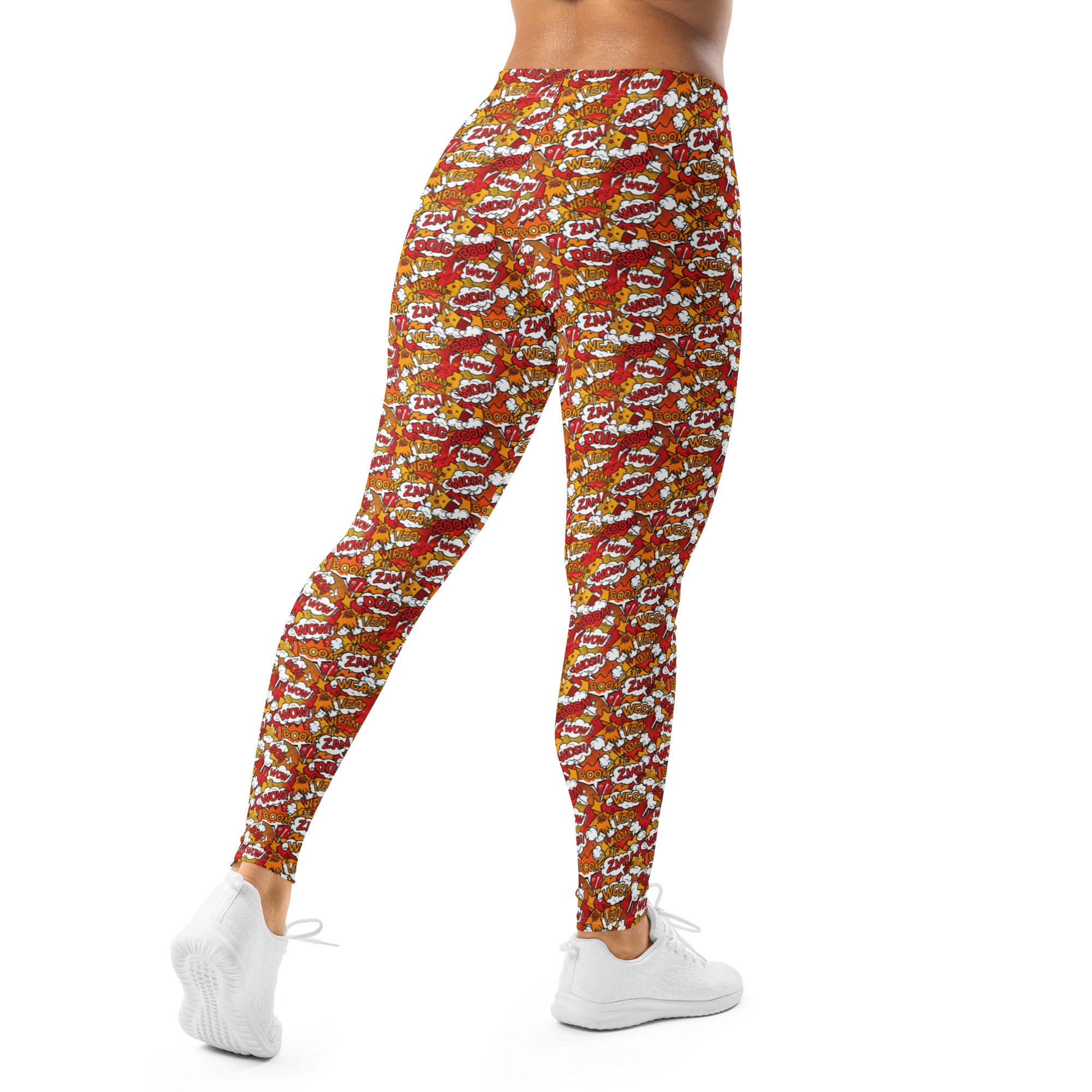 Comic Pop Fire Engine Leggings | GearBunch