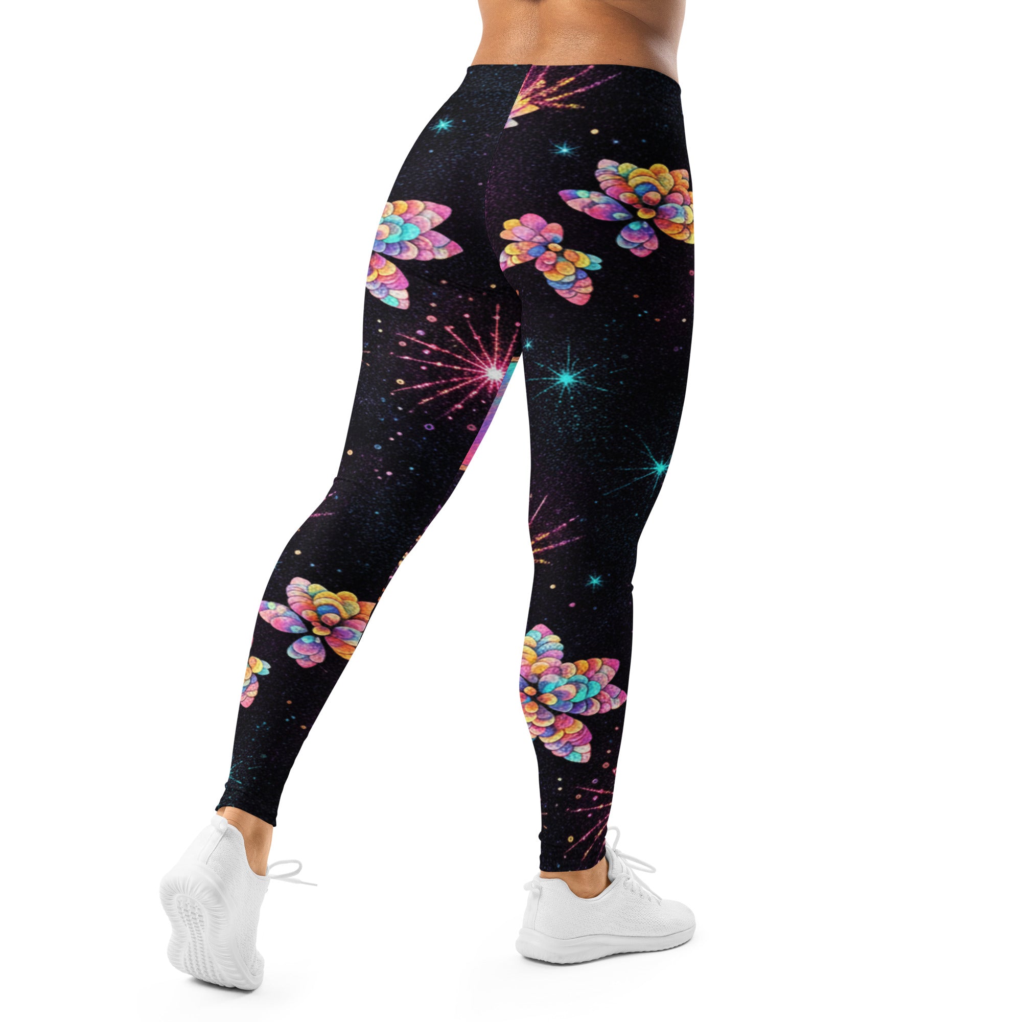 Holographic Paillette Fantasy Leggings | GearBunch