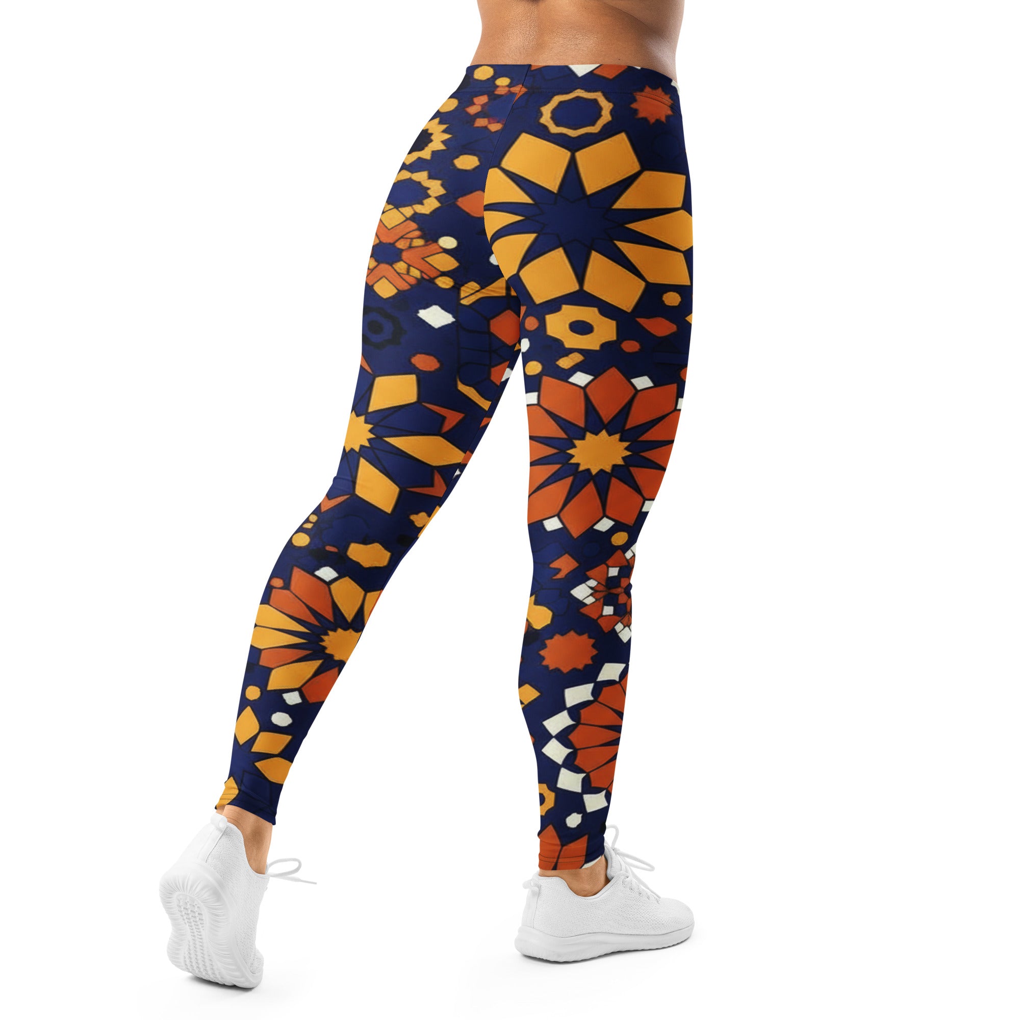 Zellige Indigo Saffron Leggings | GearBunch