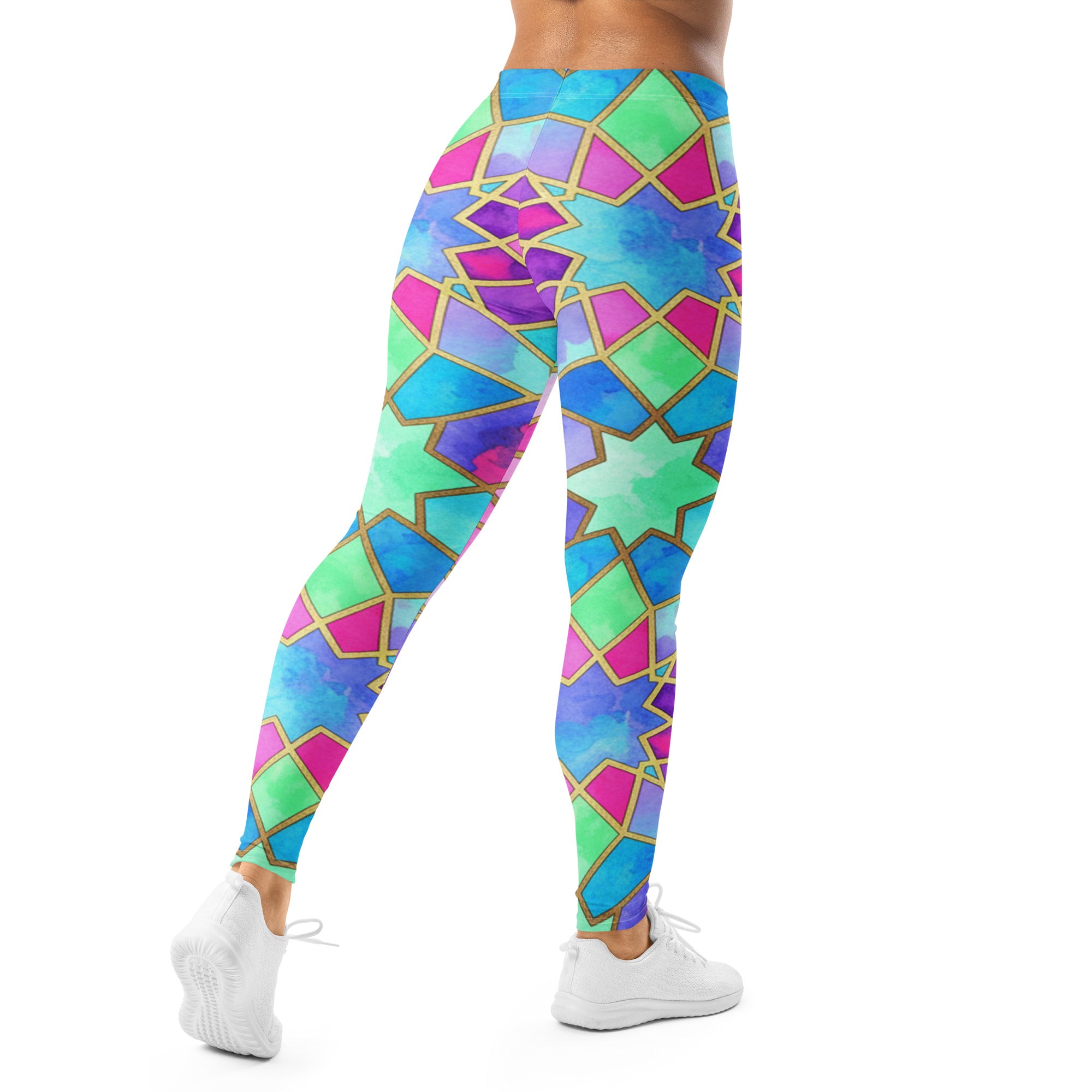 Arabic Violet Dream Leggings | GearBunch