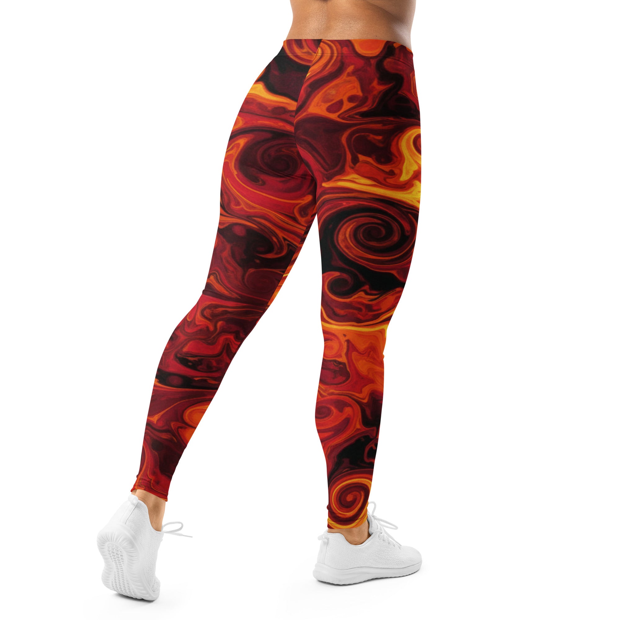 Liquid Marble Lava Flow Leggings | GearBunch