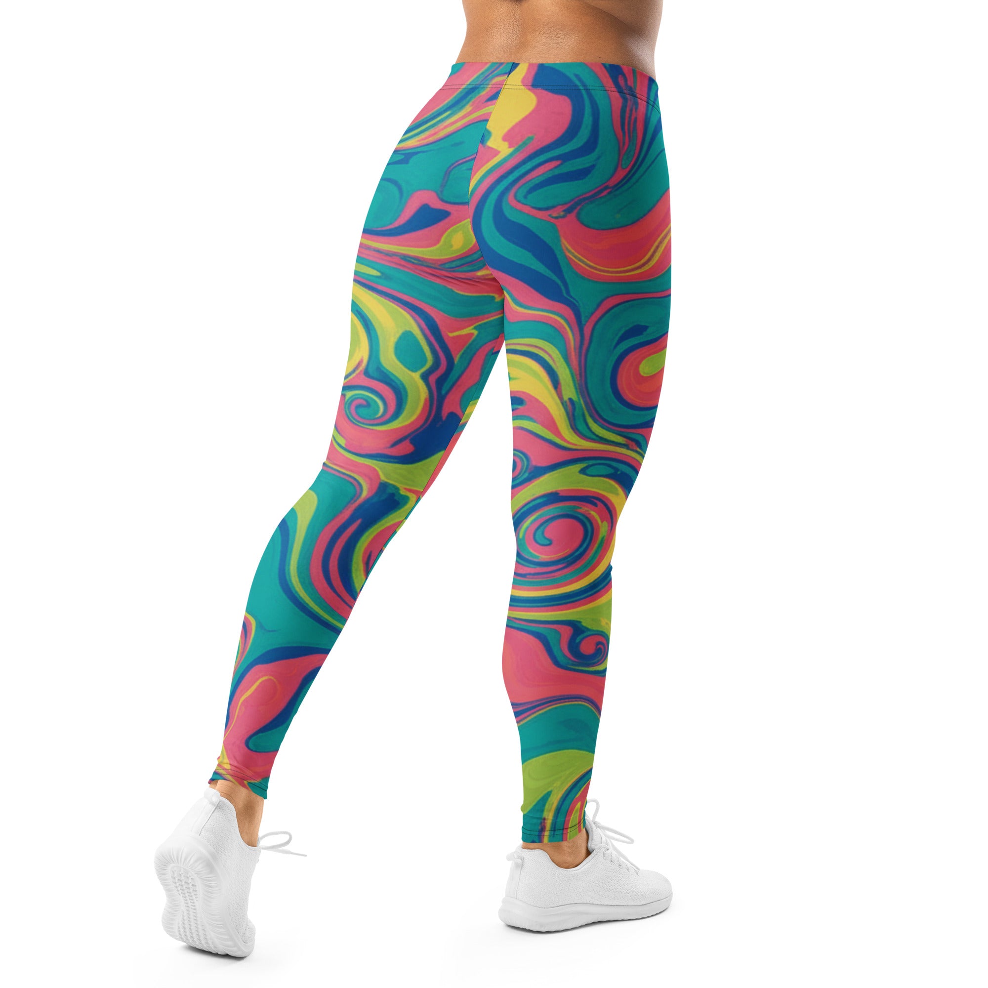 Liquid Marble Paradise Leggings | GearBunch