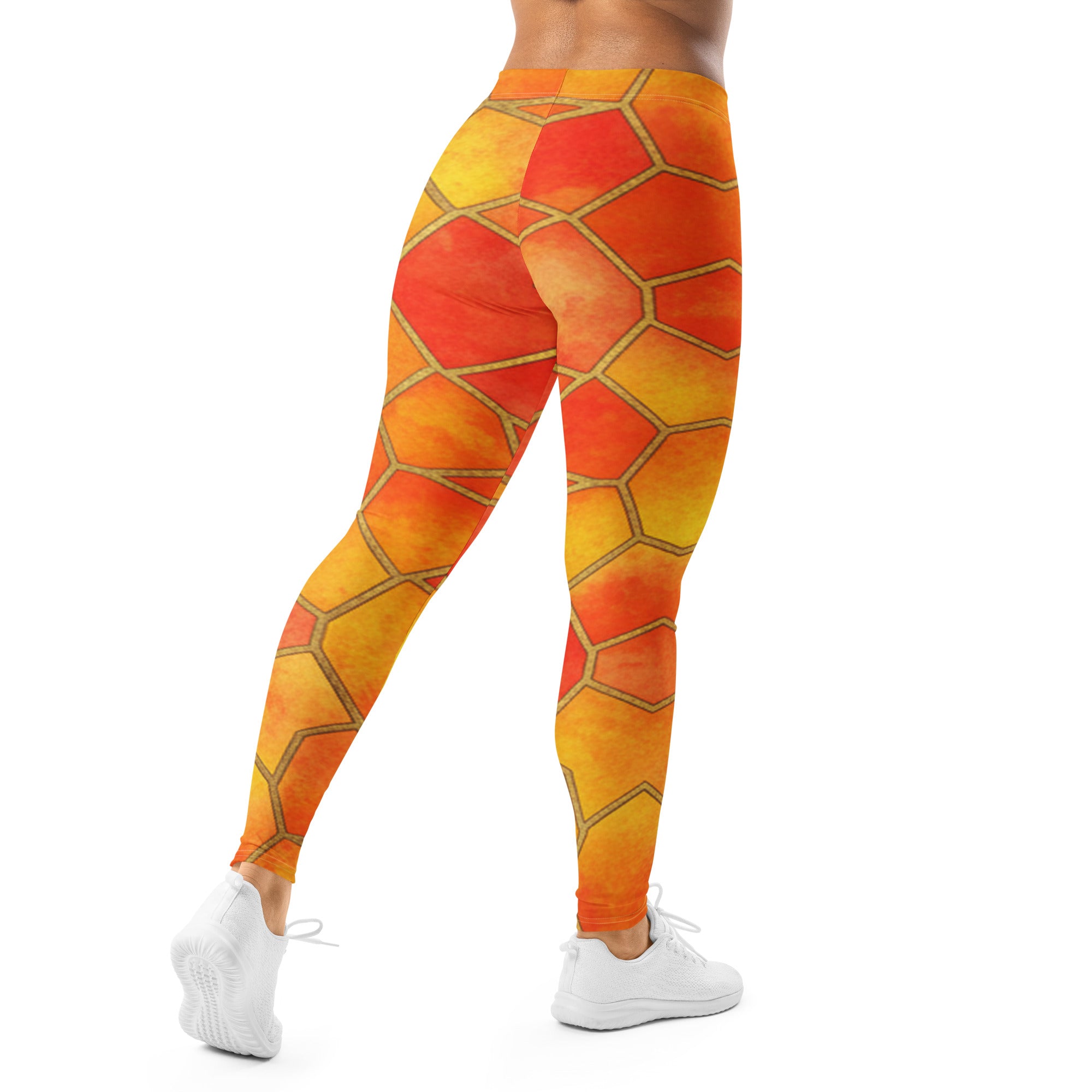 Arabic Sunset Blaze Leggings | GearBunch