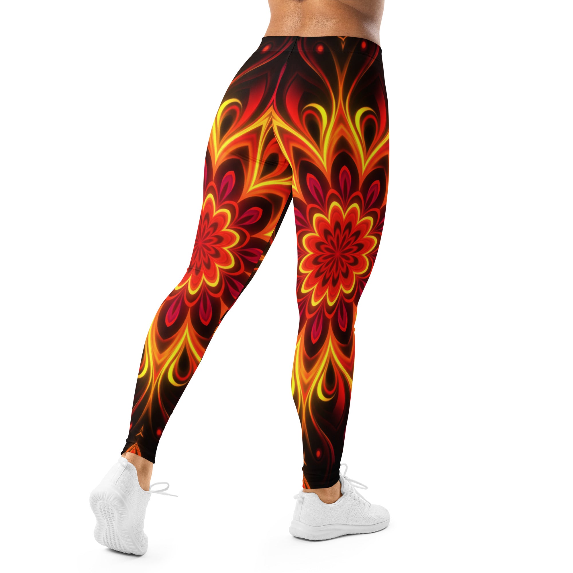 Psychedelic Magma Core Leggings | GearBunch