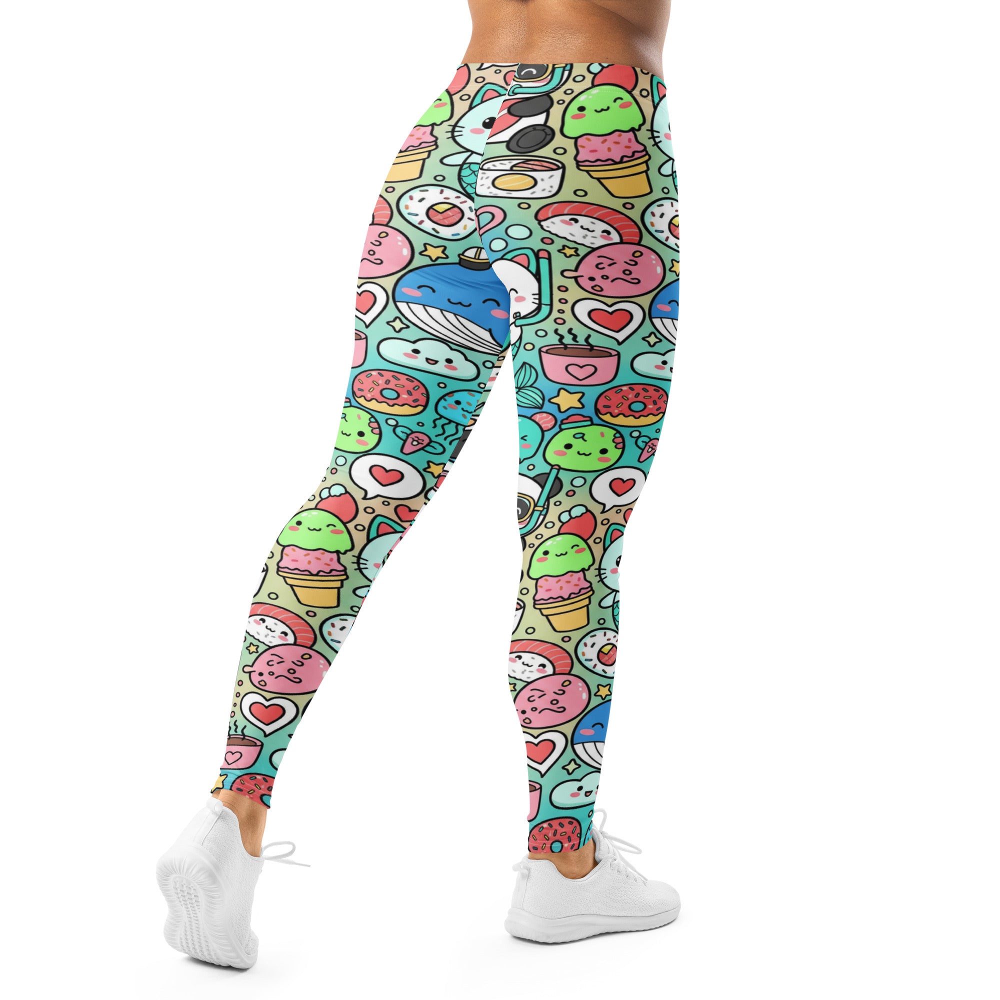 Kawaii Ocean Friends Leggings | GearBunch