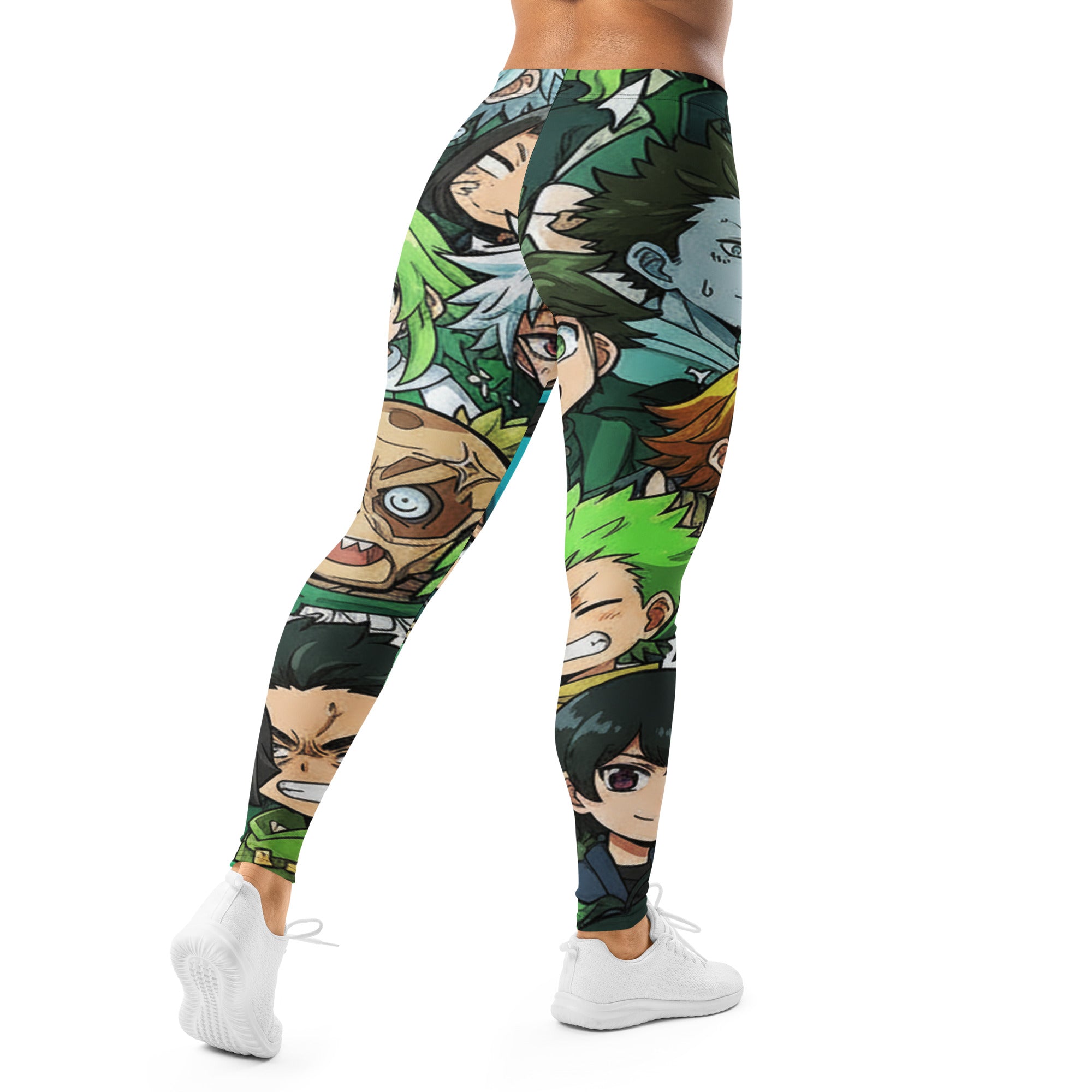 Anime Collage Forest Spirit Leggings | GearBunch