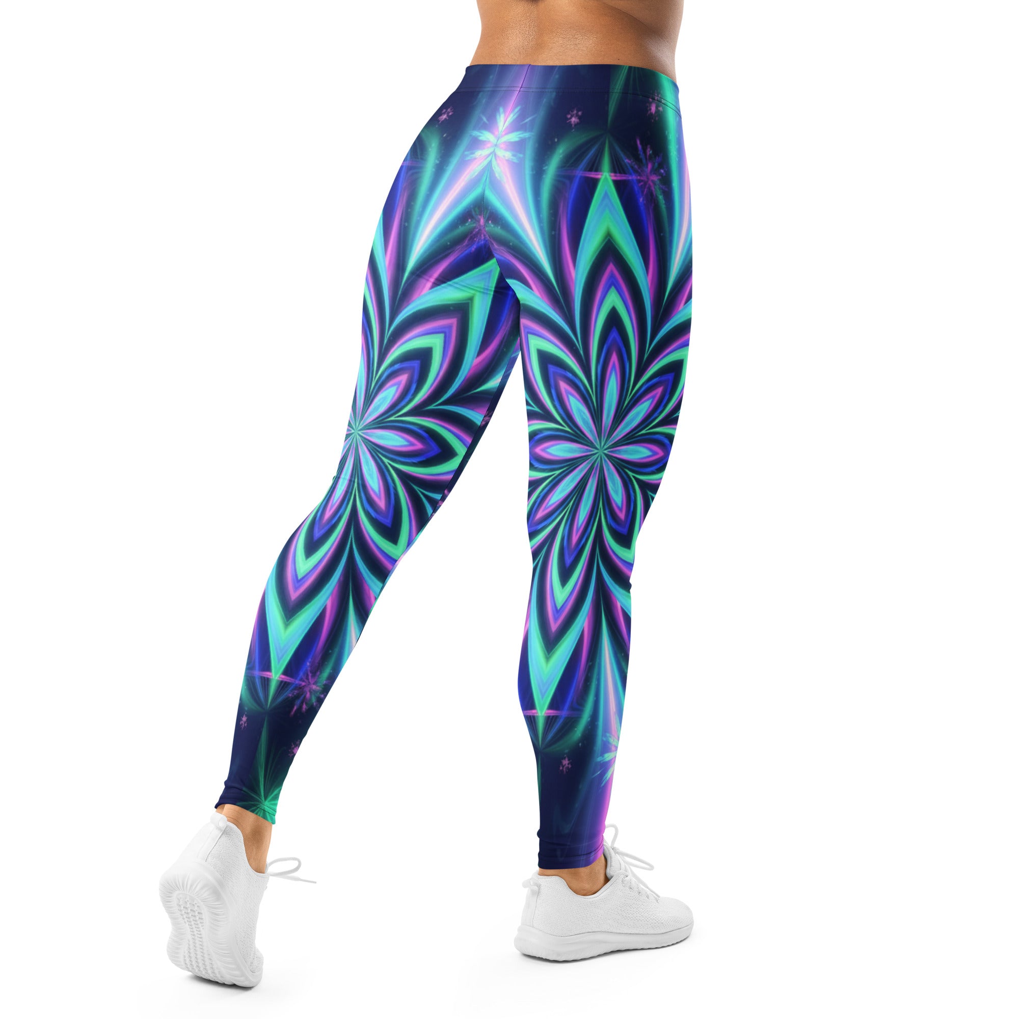 Psychedelic Northern Lights Leggings | GearBunch
