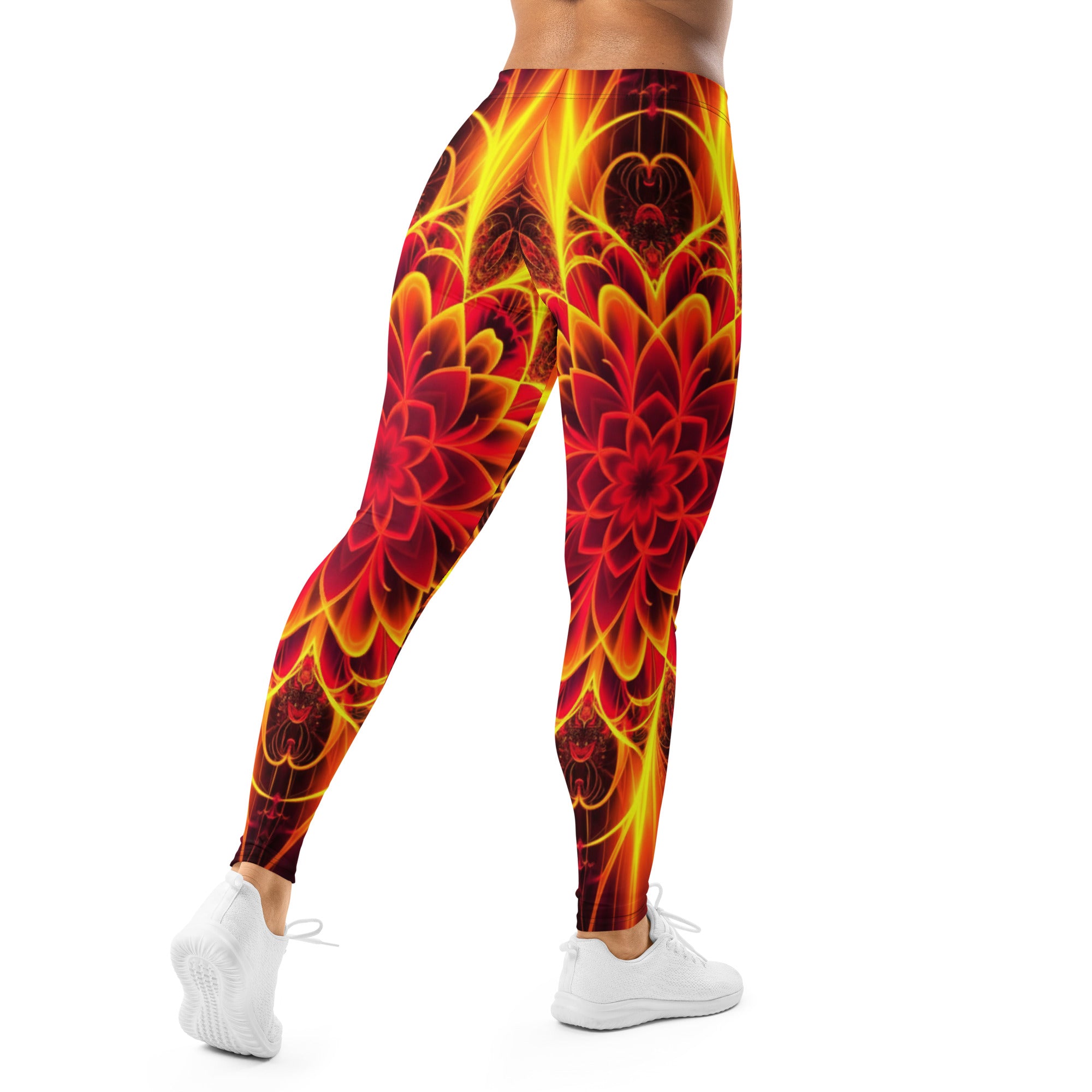 Psychedelic Magma Core Leggings | GearBunch
