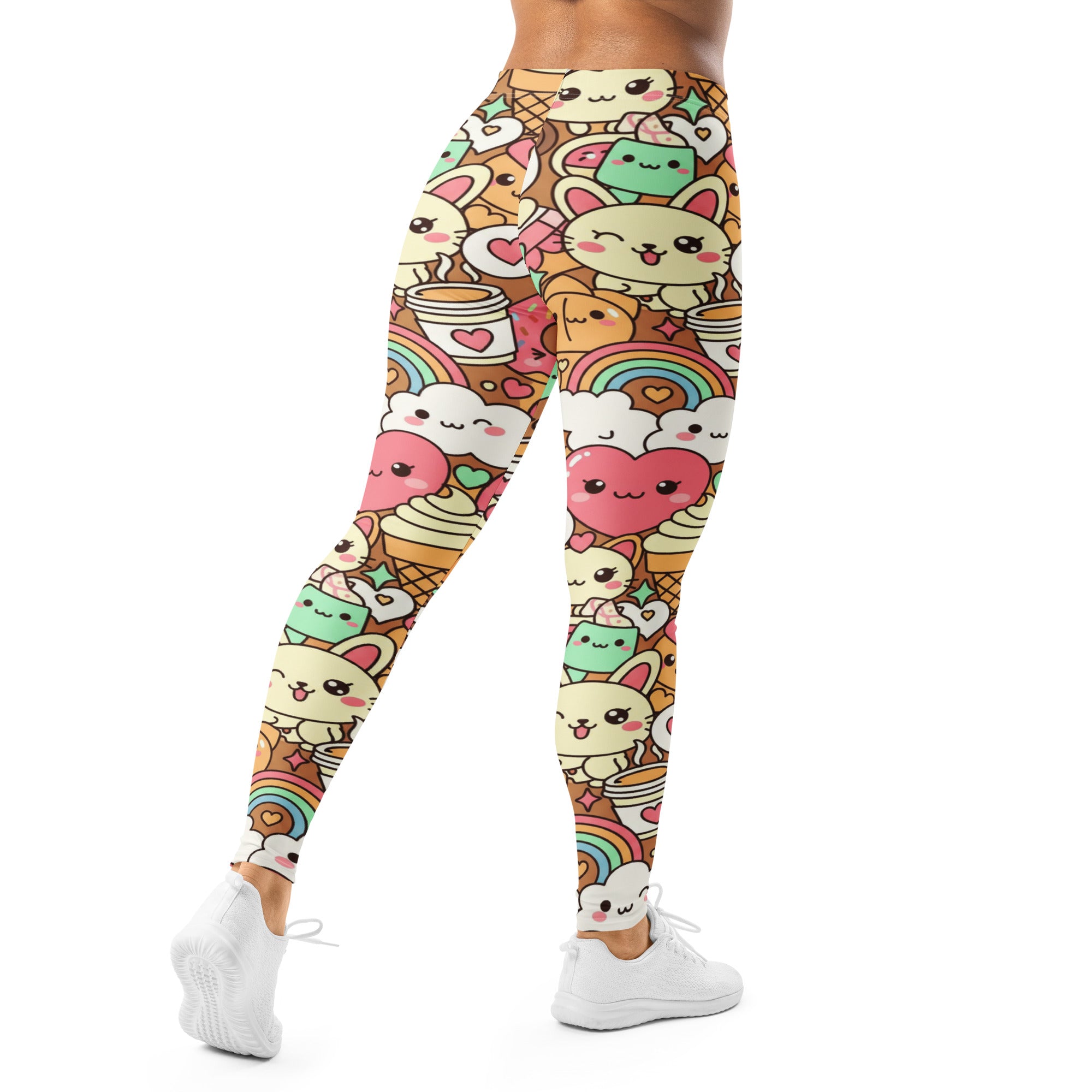 Kawaii Coffee Break Leggings | GearBunch