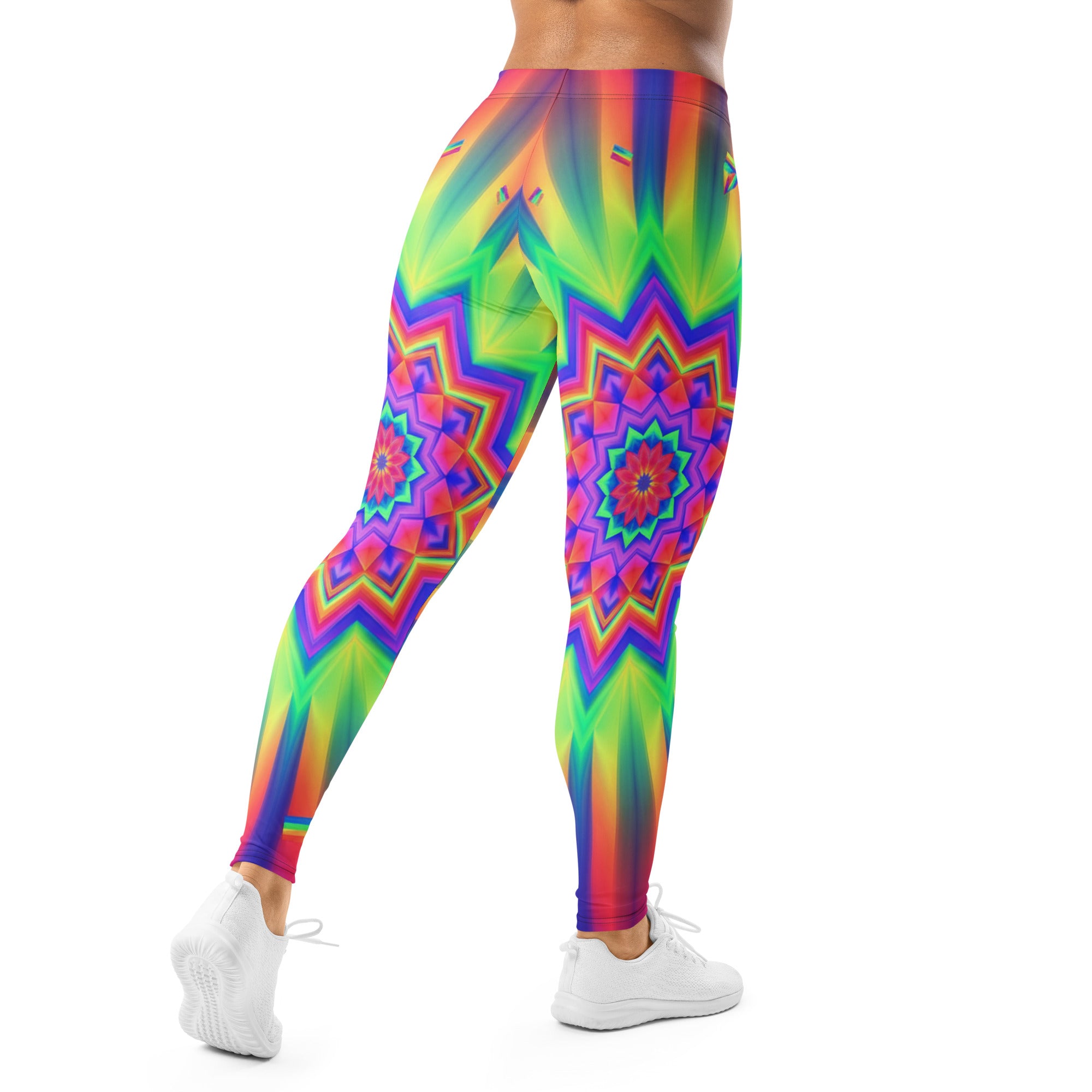 Psychedelic Starburst Leggings | GearBunch
