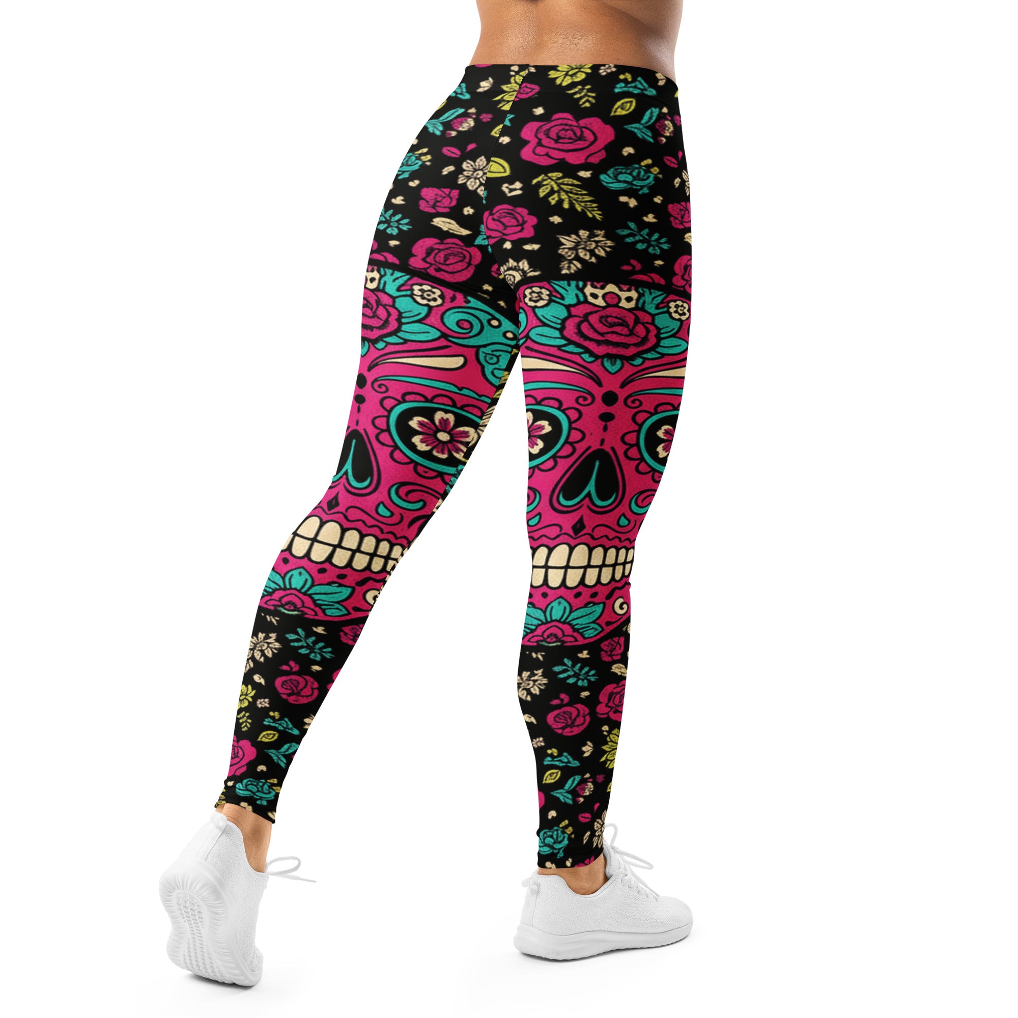 Sugar Skull Botanica Leggings | GearBunch