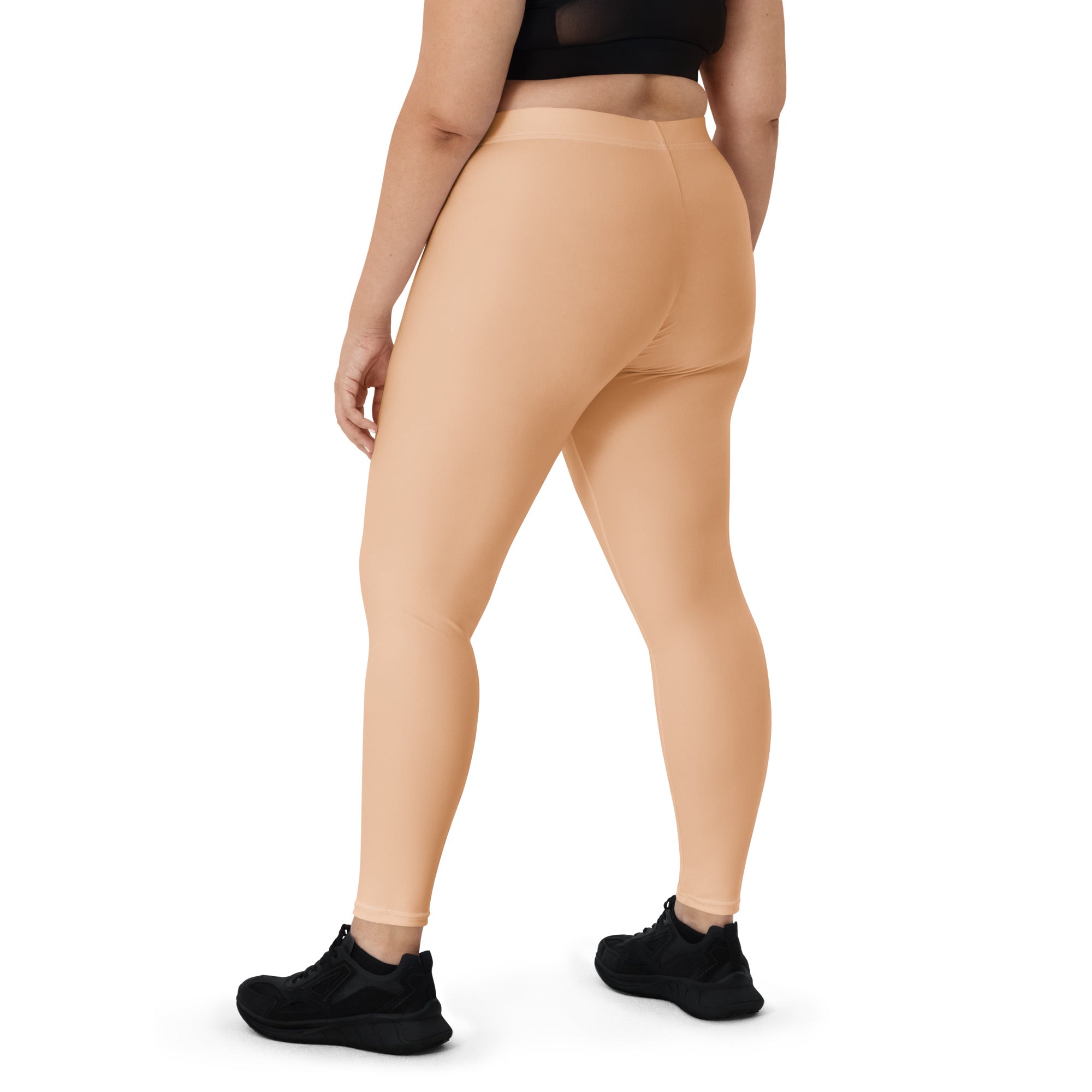 Solid Apricot Kids Leggings | GearBunch