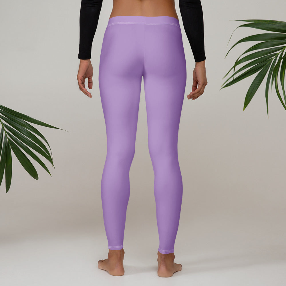 Solid Amethyst Orchid Kids Leggings | GearBunch