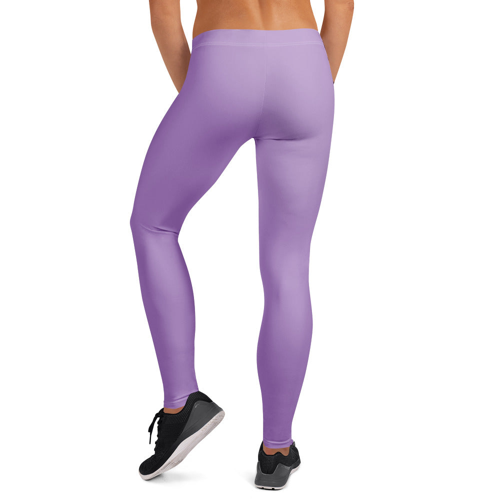 Solid Amethyst Orchid Kids Leggings | GearBunch