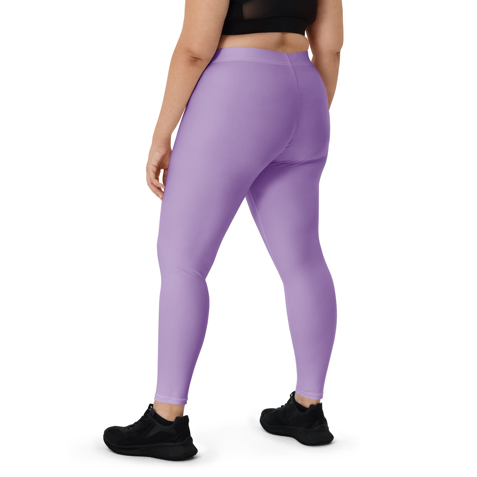 Solid Amethyst Orchid Kids Leggings | GearBunch