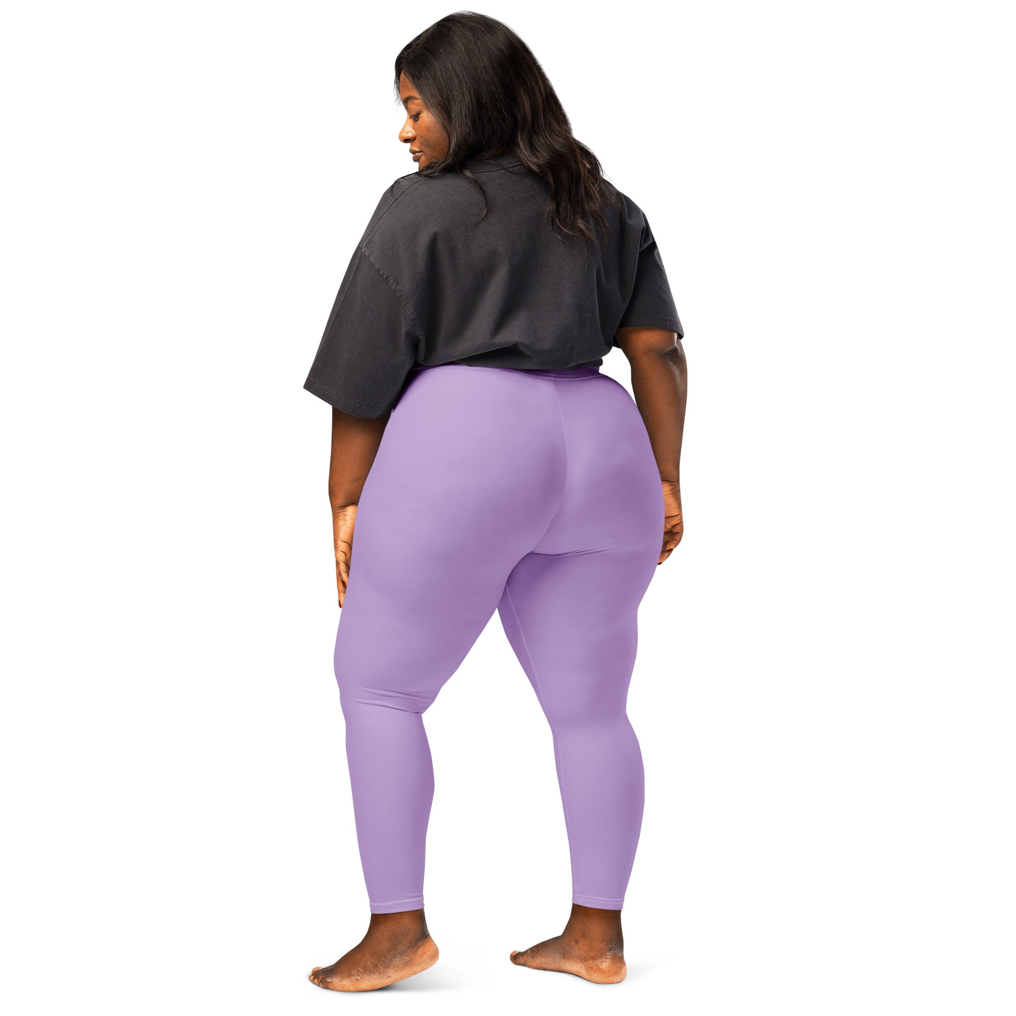 Solid Amethyst Orchid Kids Leggings | GearBunch