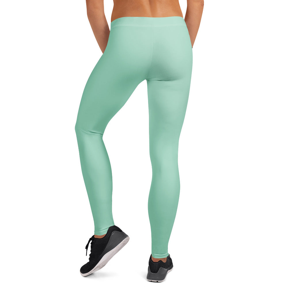 Solid Seafoam Kids Leggings | GearBunch