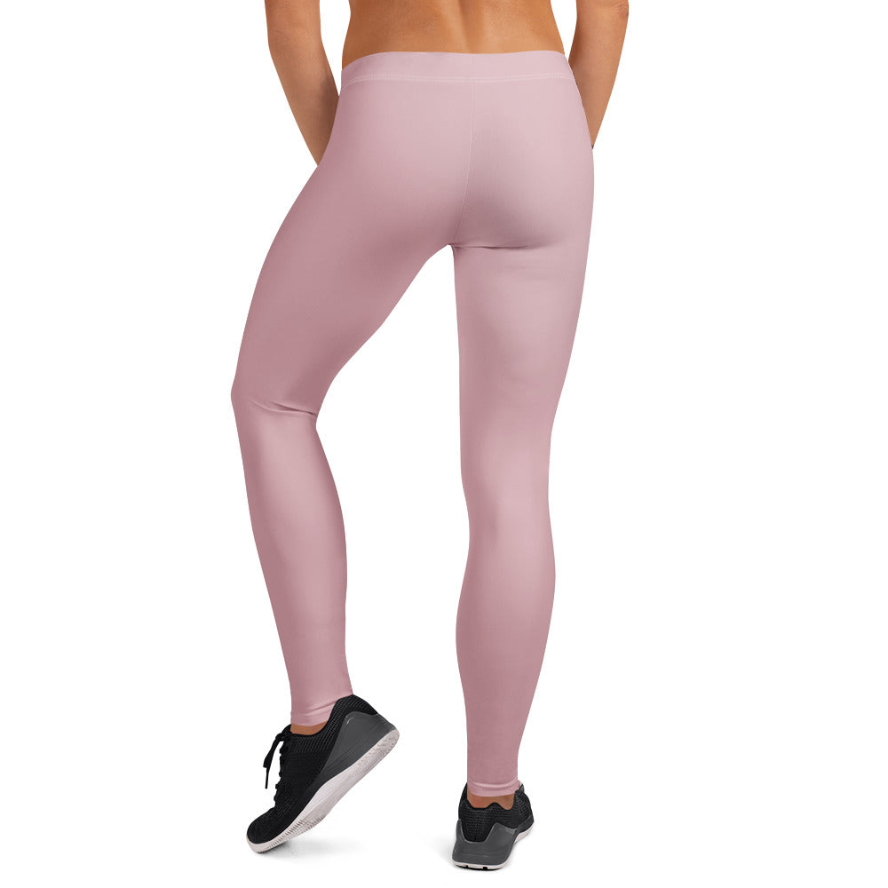 Solid Dusty Rose Kids Leggings | GearBunch