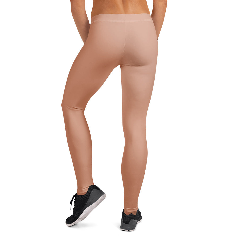 Solid Soft Terracotta Kids Leggings | GearBunch