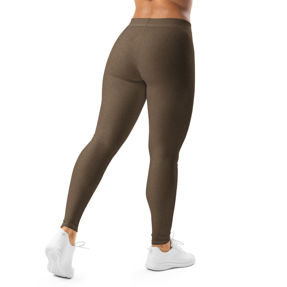 Solid leggings back view | GearBunch