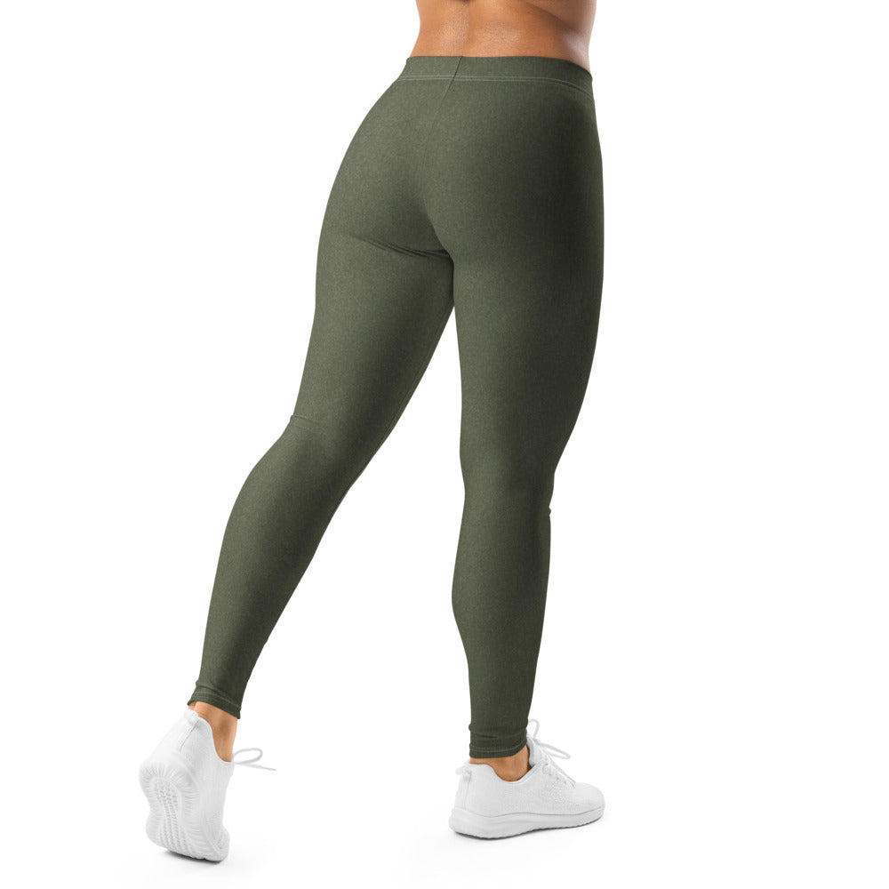 Solid leggings back view | GearBunch
