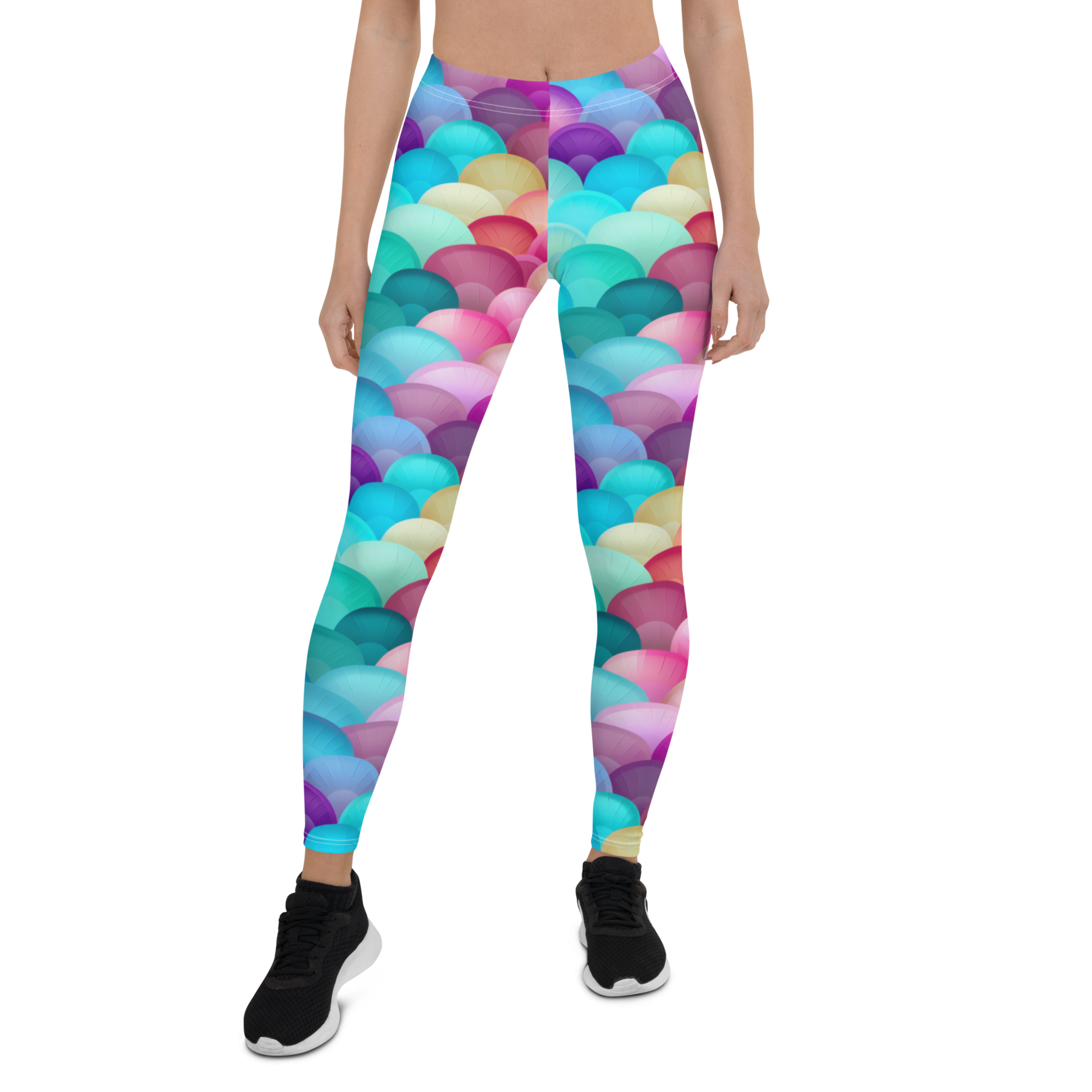 Colorful Fan Leggings | GearBunch