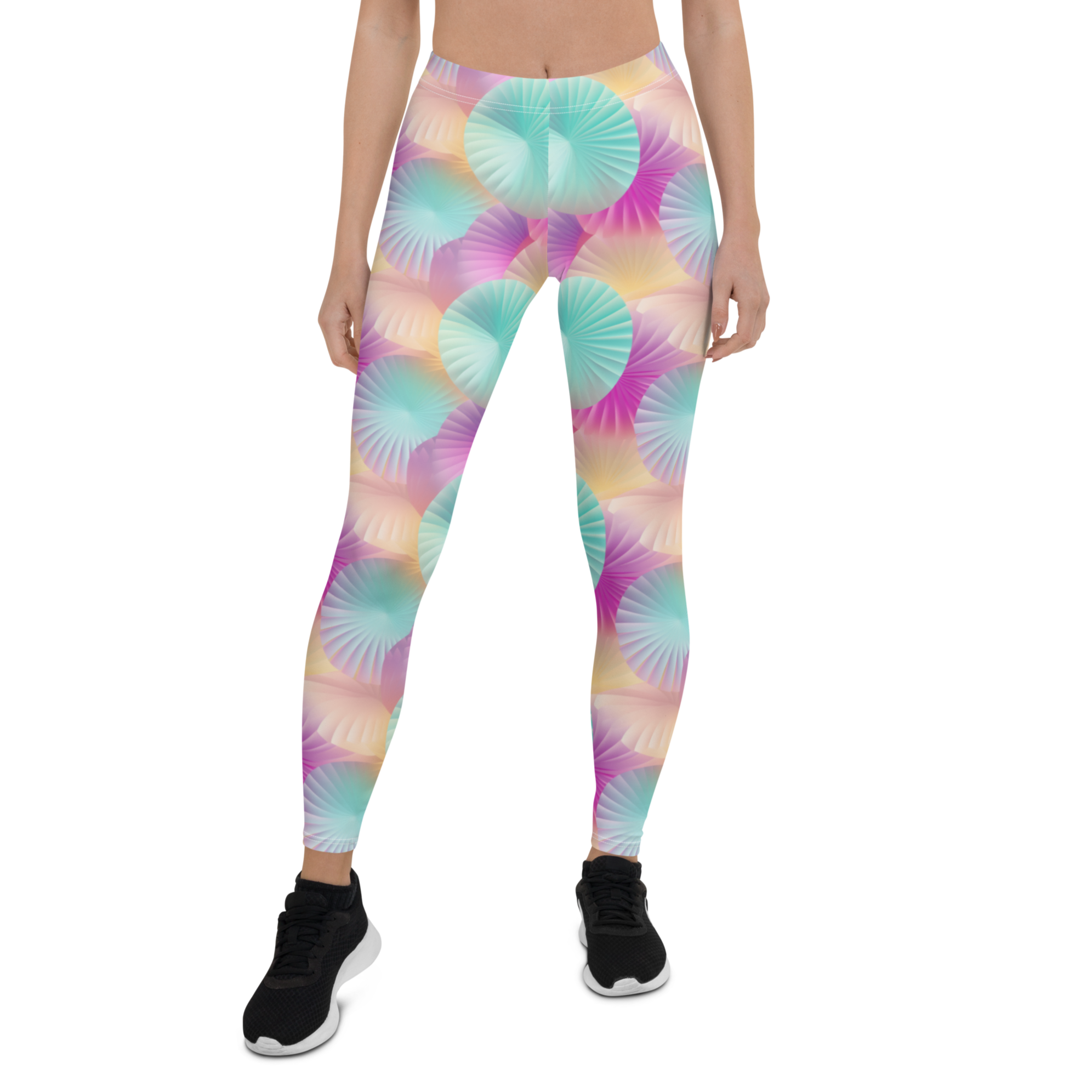 Colorful Shell Leggings | GearBunch