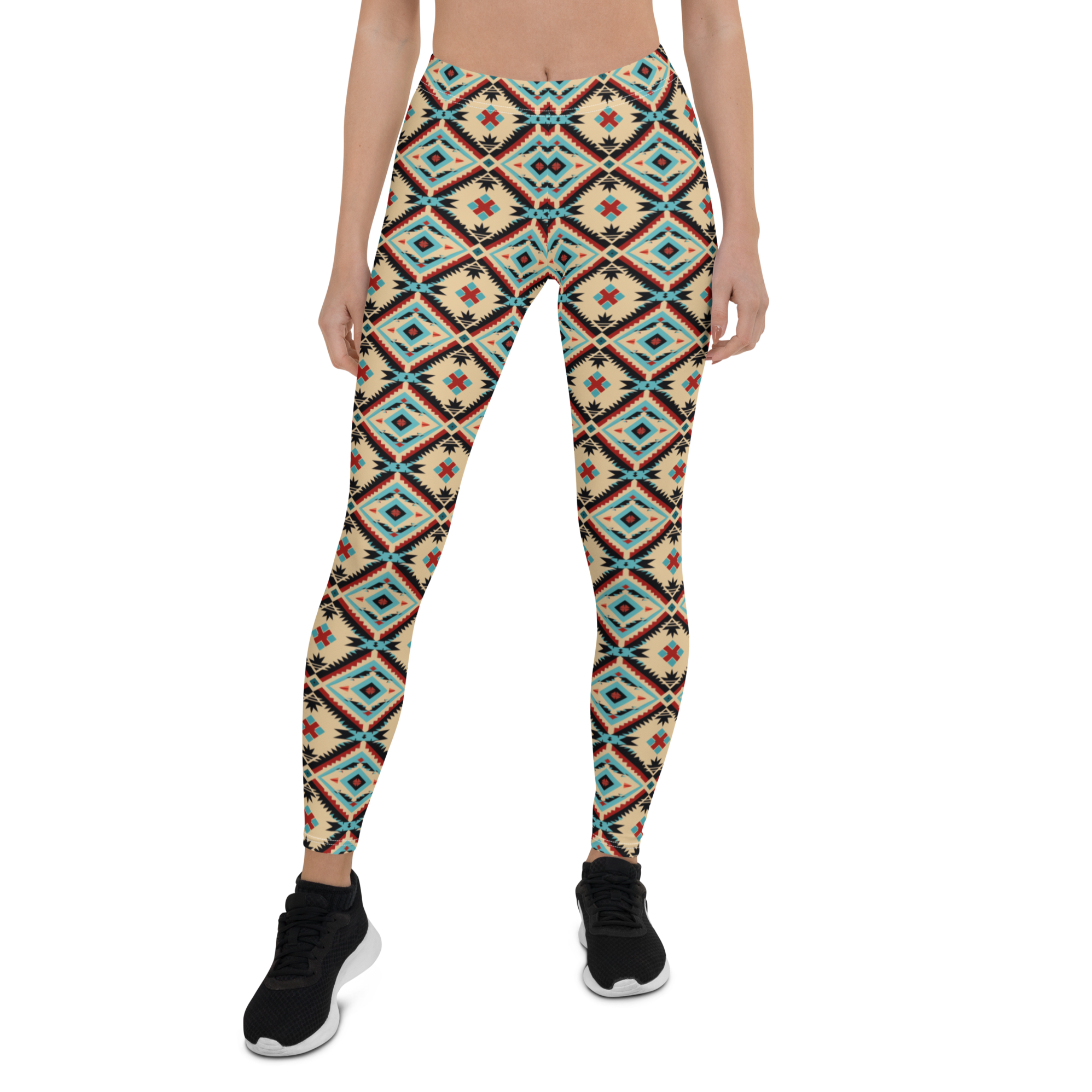 Water Tribal Pattern Leggings | GearBunch