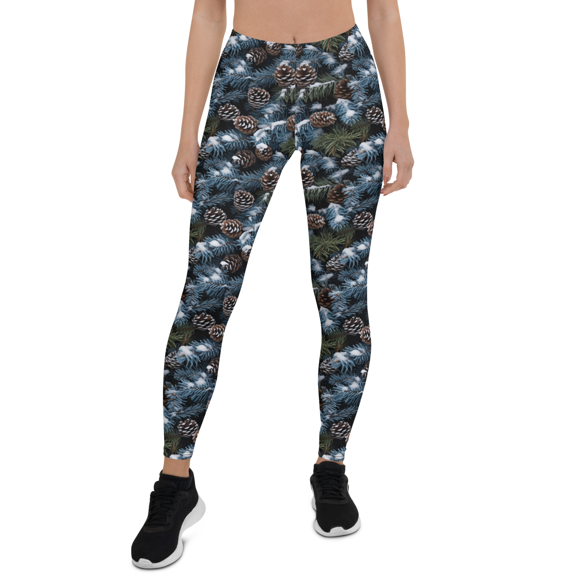 Winter Pine Cone Leggings | GearBunch
